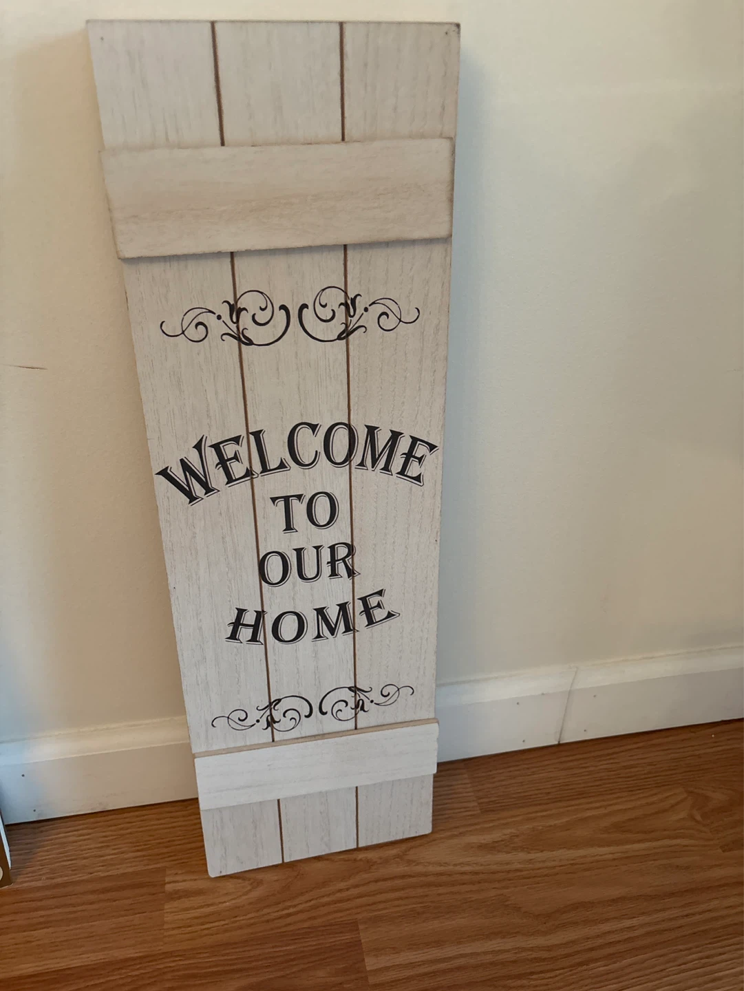 Hometrends Welcome to Our Home Wood Sign