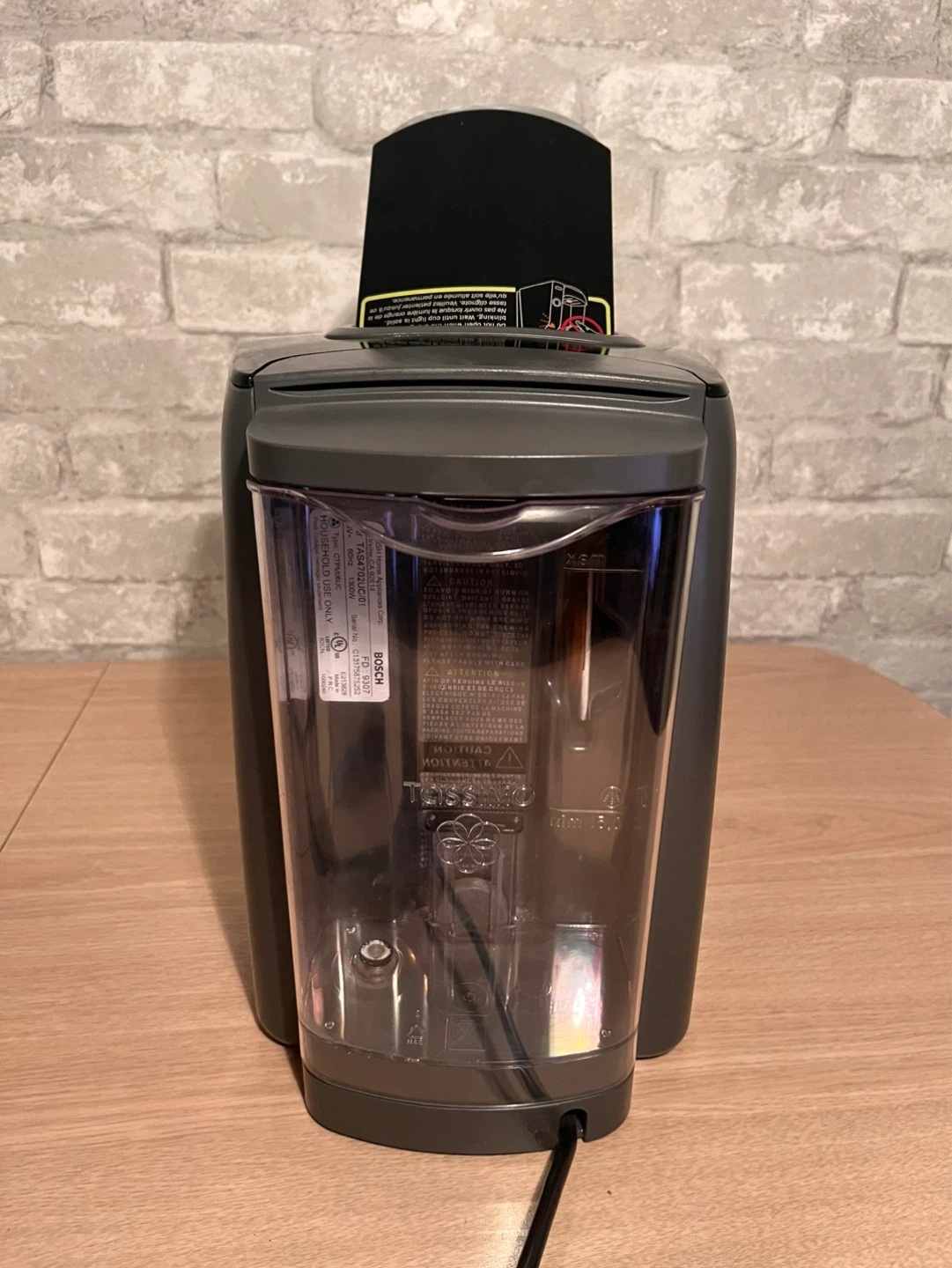 Bosch Tassimo Coffee Machine - photo 5