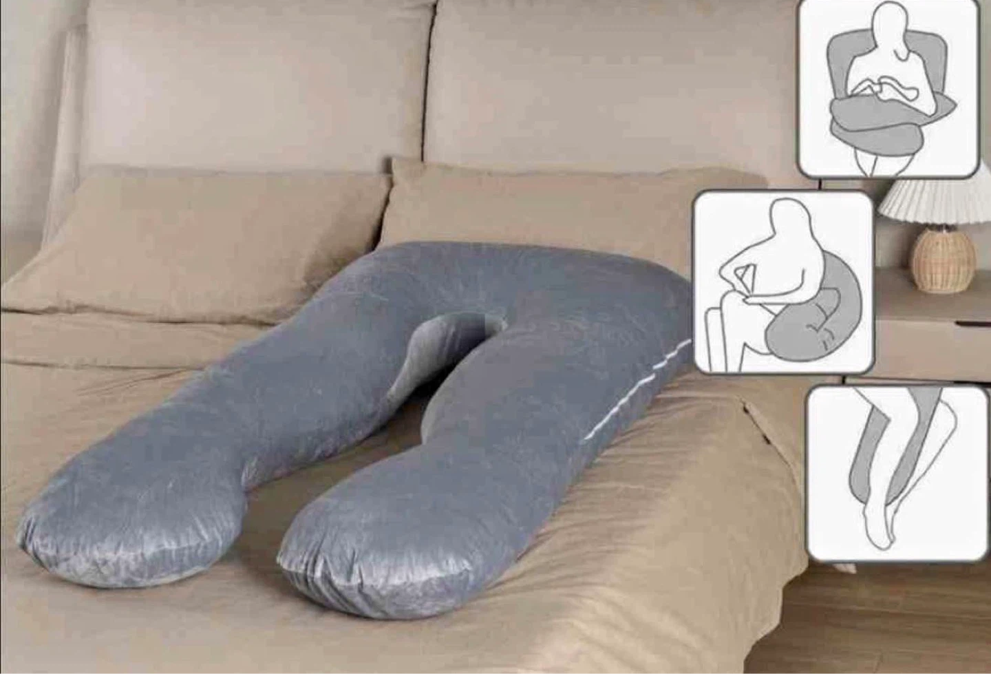 U-Shaped Full Body Pillow