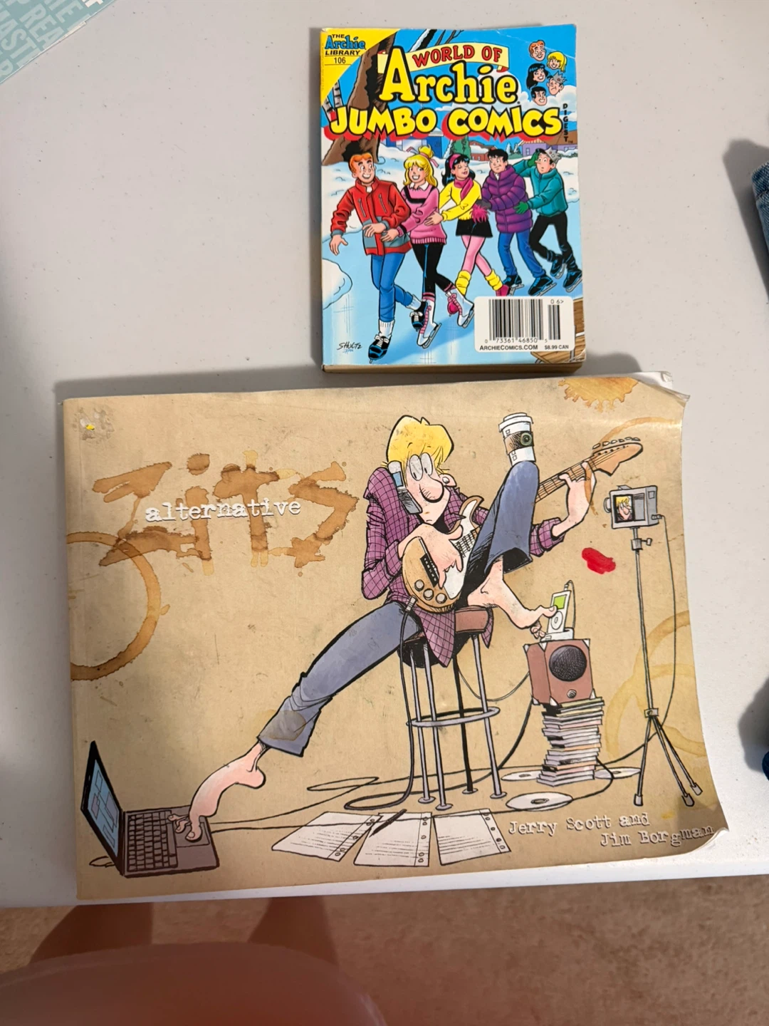 Two comic books