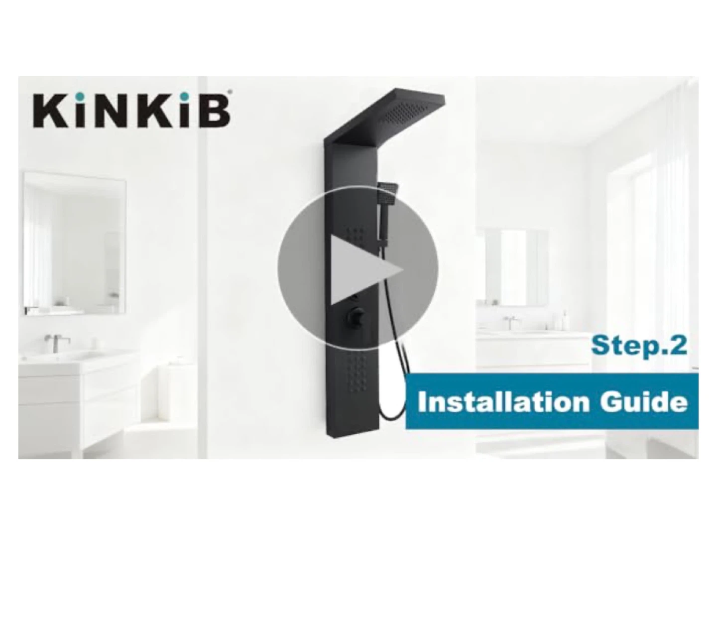 KINKIB Multifunctional Black Shower Panel System - photo 5