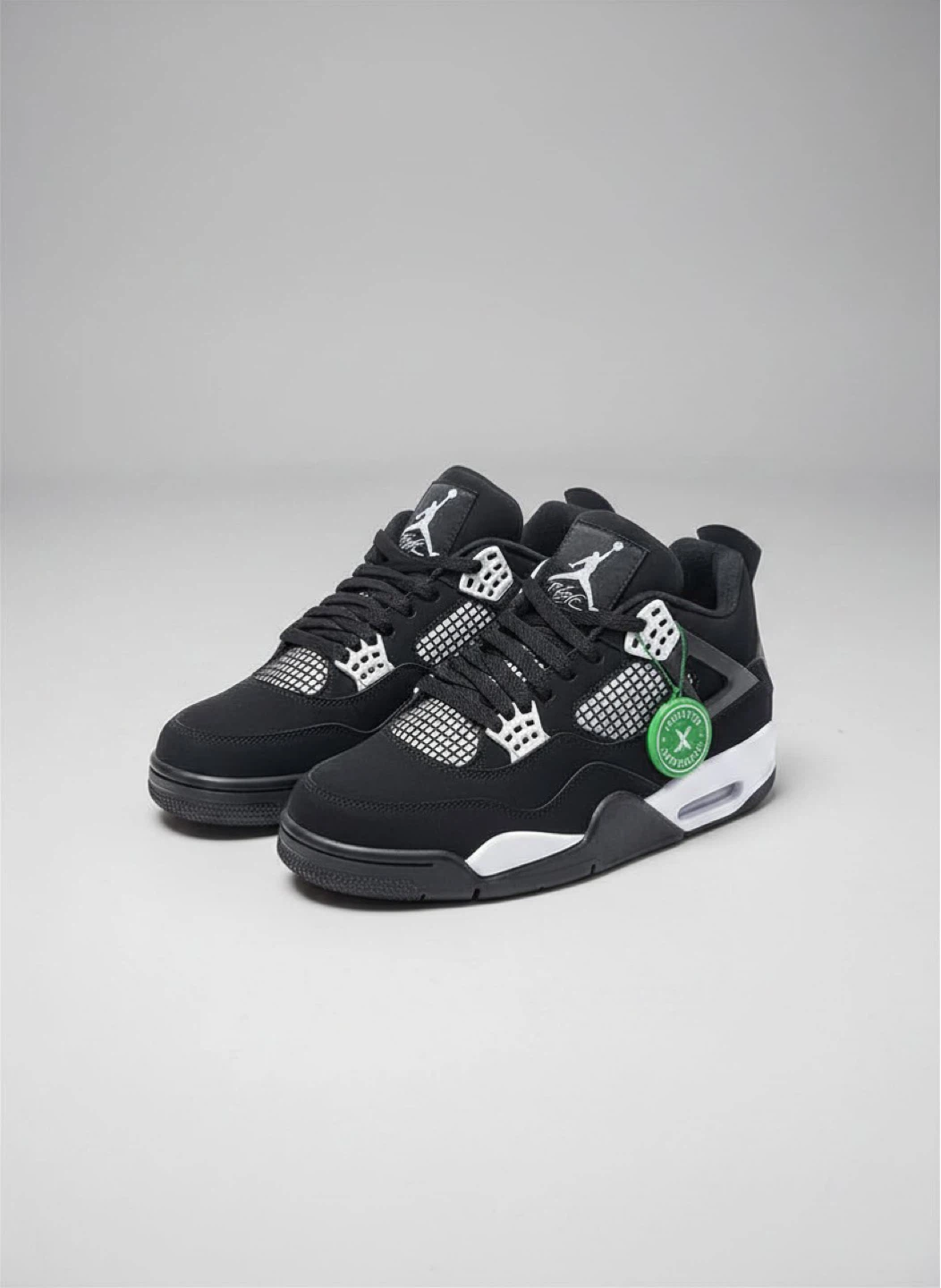 Air Jordan 4 Retro 'Black Cat' Sneakers - photo 2