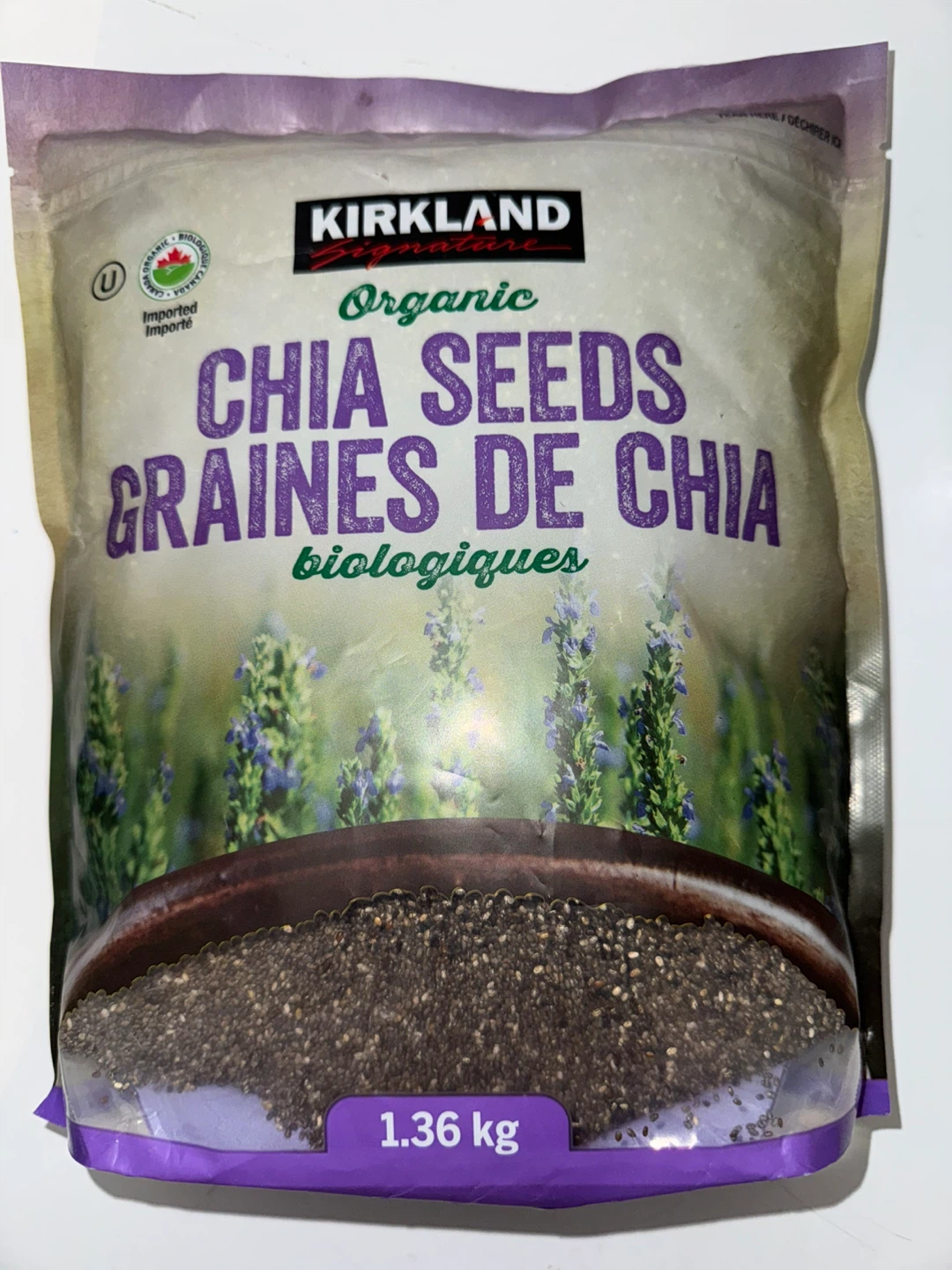 Kirkland Signature Organic Chia Seeds - 1.36 kg