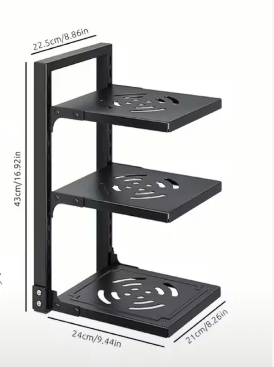 3-Tier pots/pans Shelf Organizer
