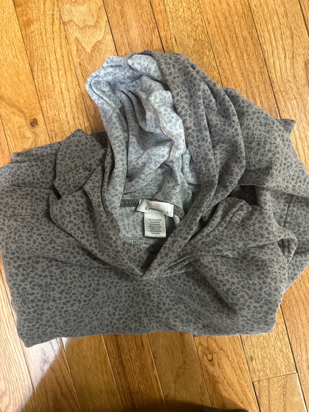 Fitted Cheetah Print Hoodie - photo 2