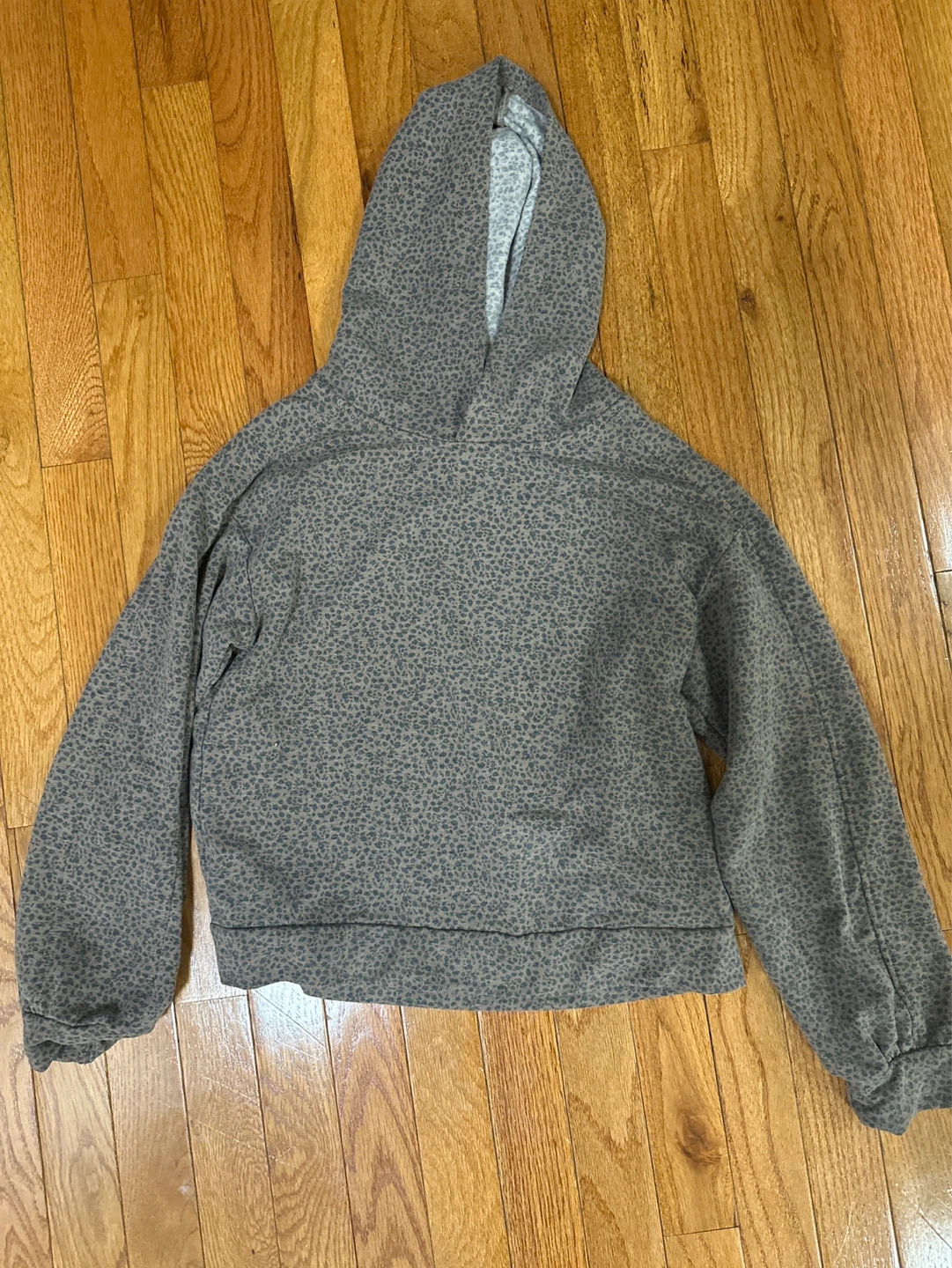 Fitted Cheetah Print Hoodie