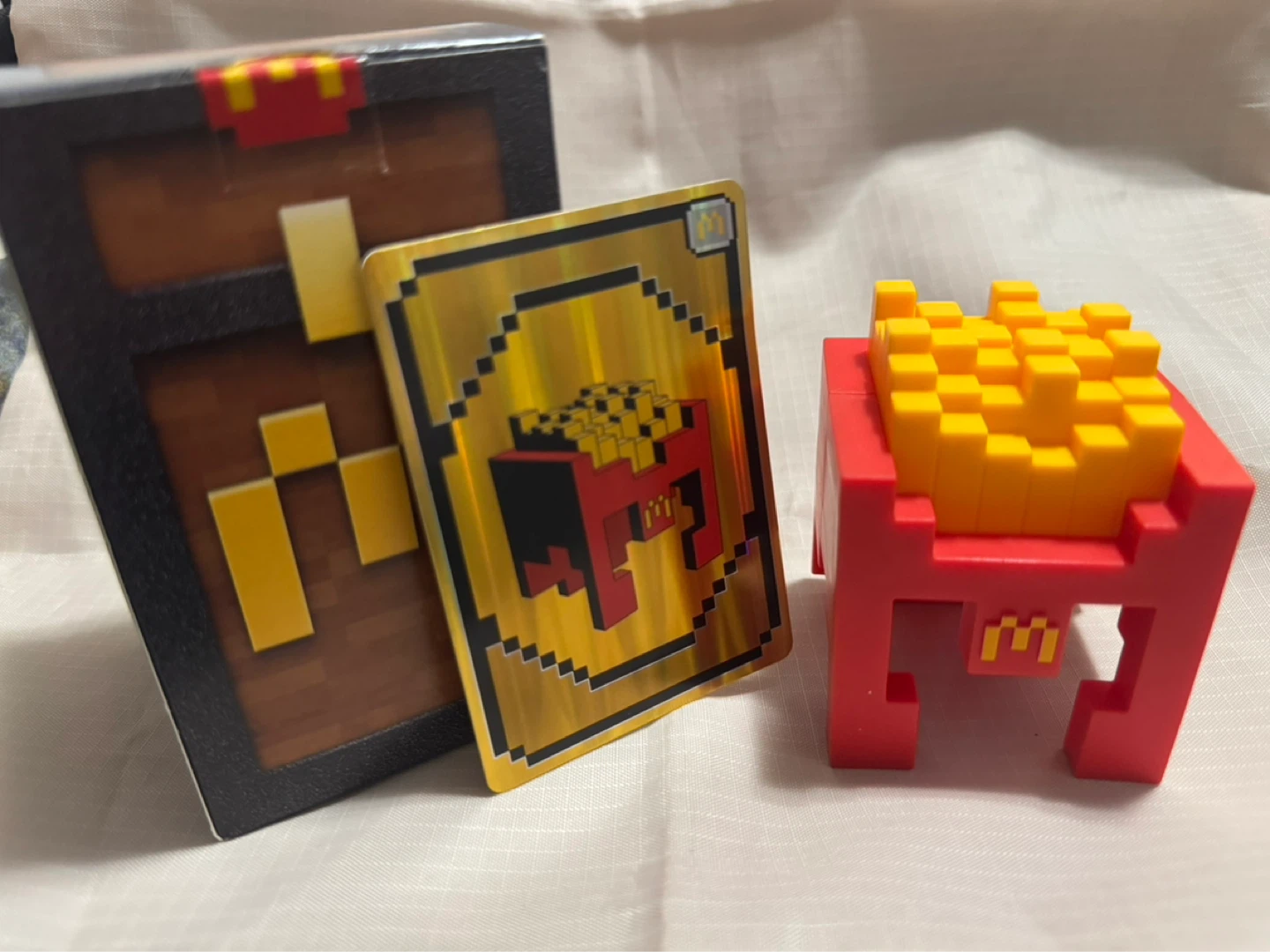 McDonald's Minecraft Collectables - With Card Codes