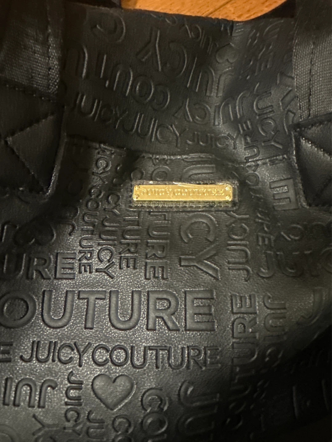 Juicy Couture Black Embossed Logo Duffle Bag - photo 3