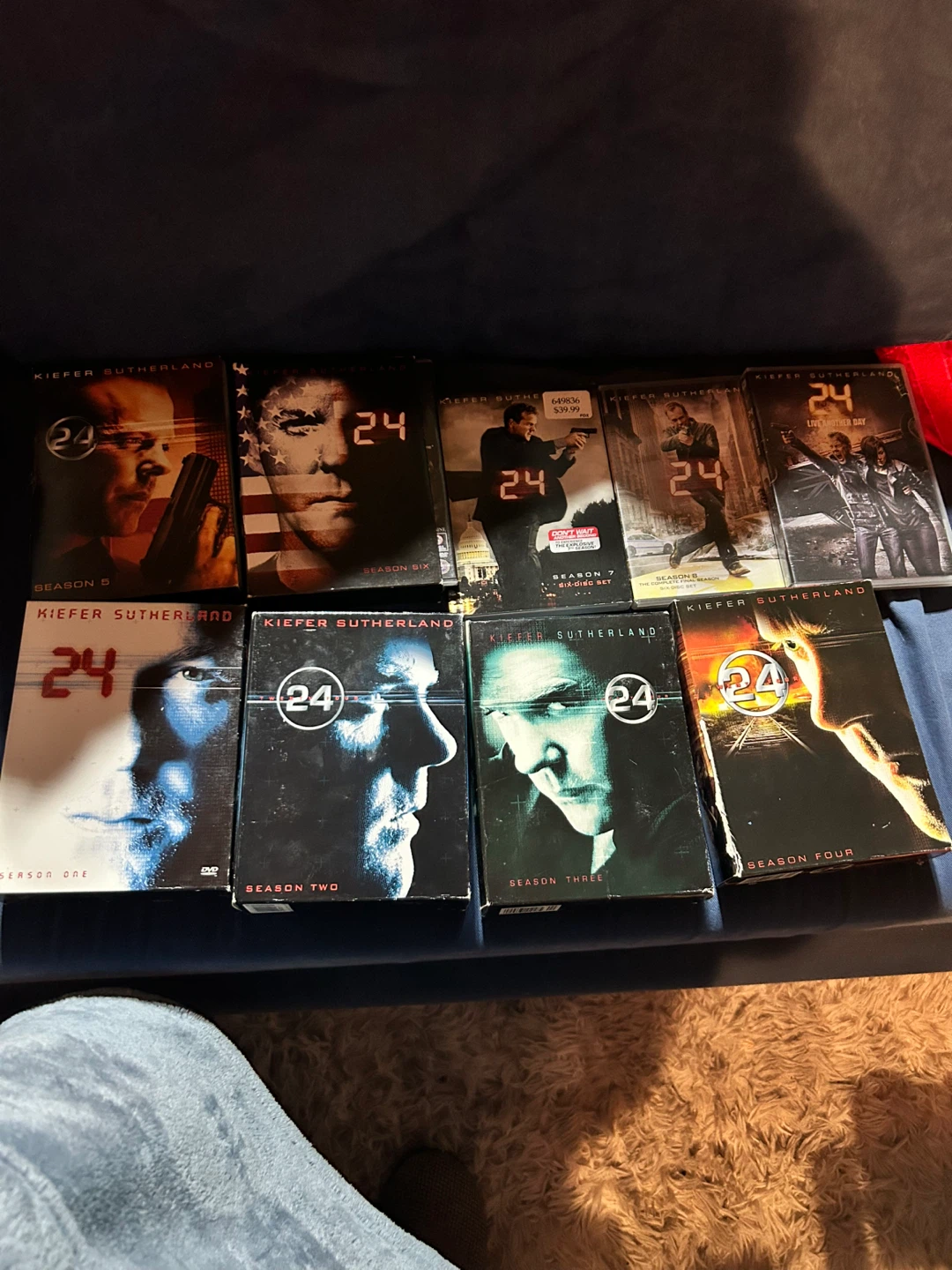 24 Kiefer Sutherland Seasons 1-8 DVD Box Set