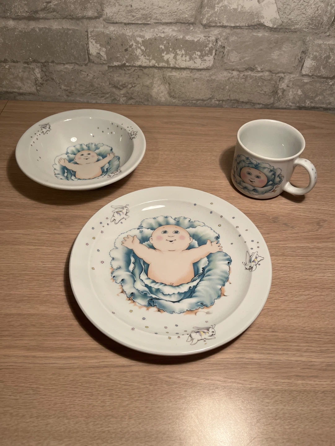 VINTAGE - Cabbage Patch Kids Plate, Bowl, and Mug Set - photo 2