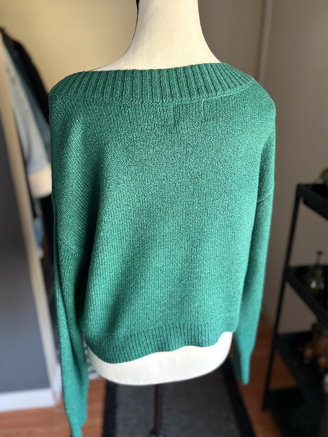 BDG Emerald Green Cropped Sweater - photo 4