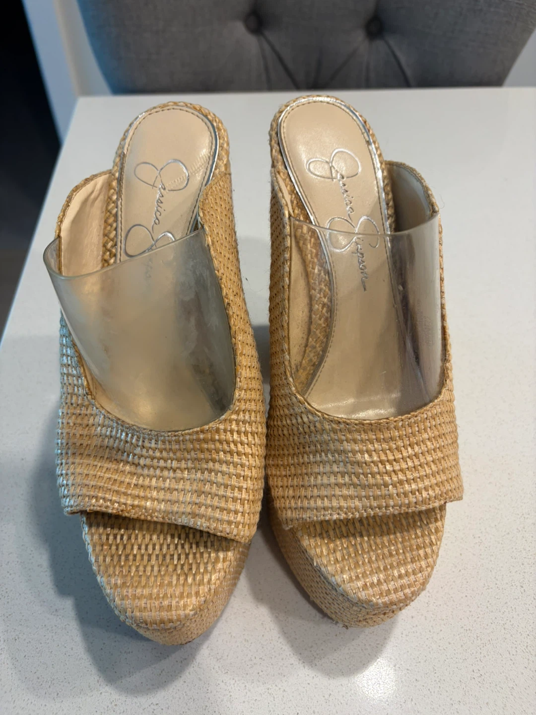 Jessica Simpson Woven Platform Wedge Heels - photo 2
