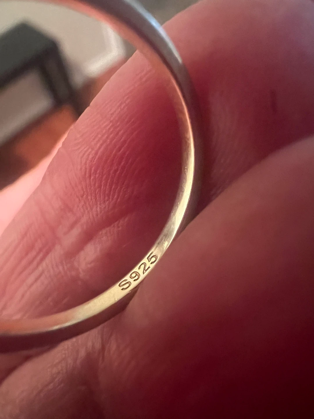 925 silver Engagement Ring with a moissanite - photo 4