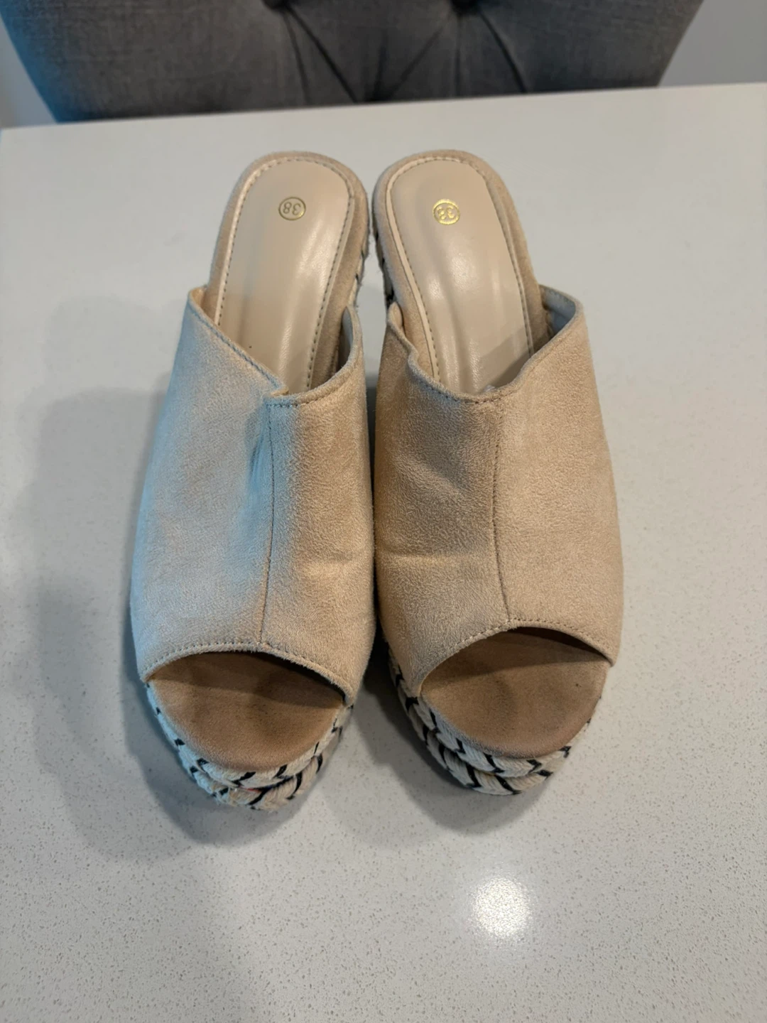 Women's Wedge Mules Size 38 - photo 2