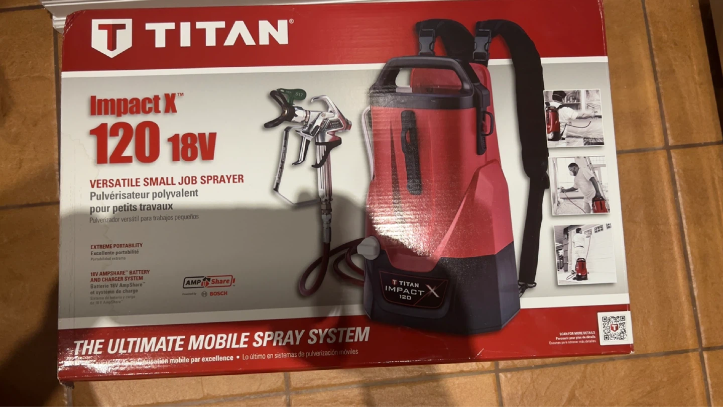 Titan Impact X 120 18V Cordless Small Job Sprayer System