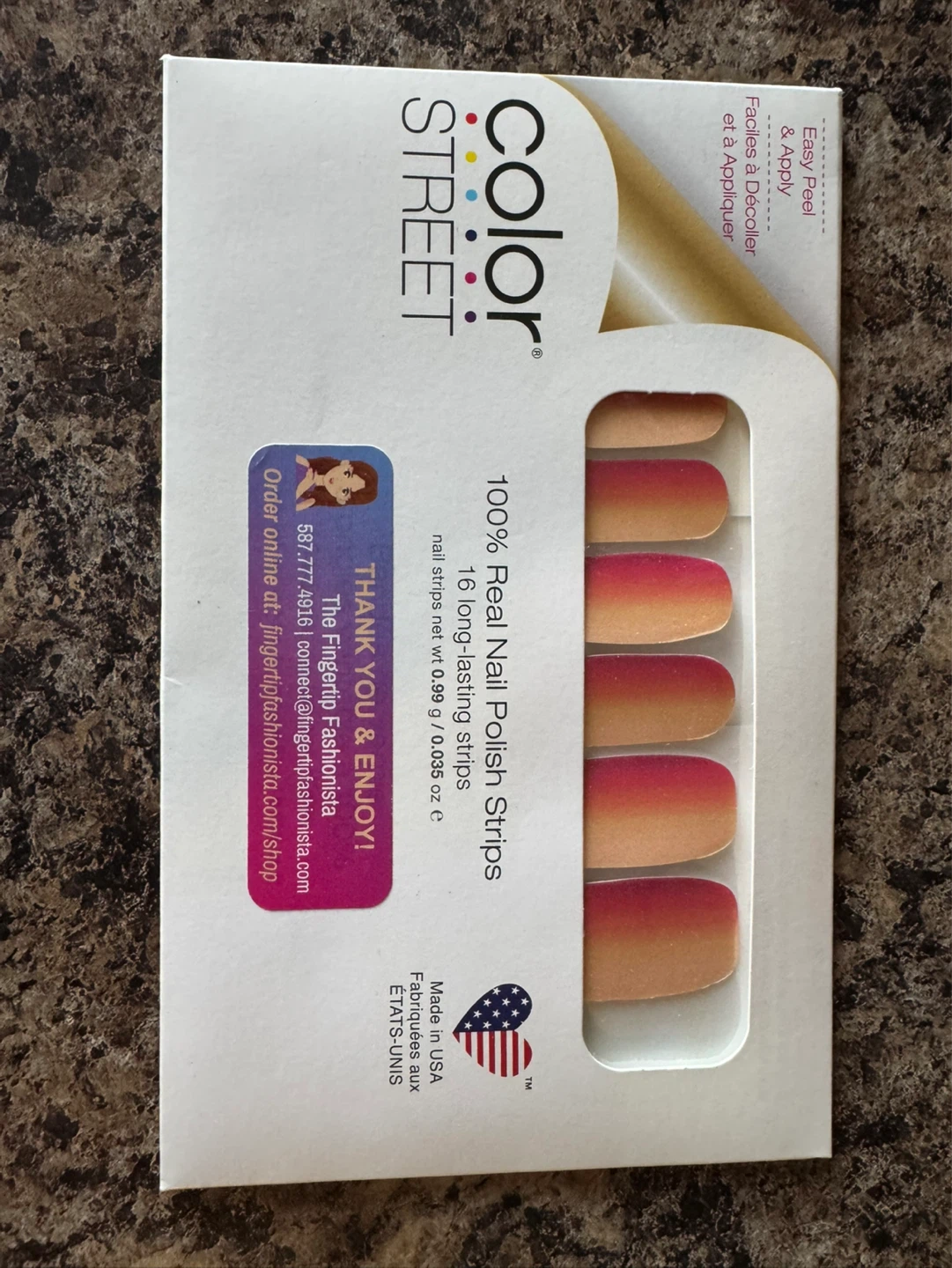 Color Street 100% Real Nail Polish Strips