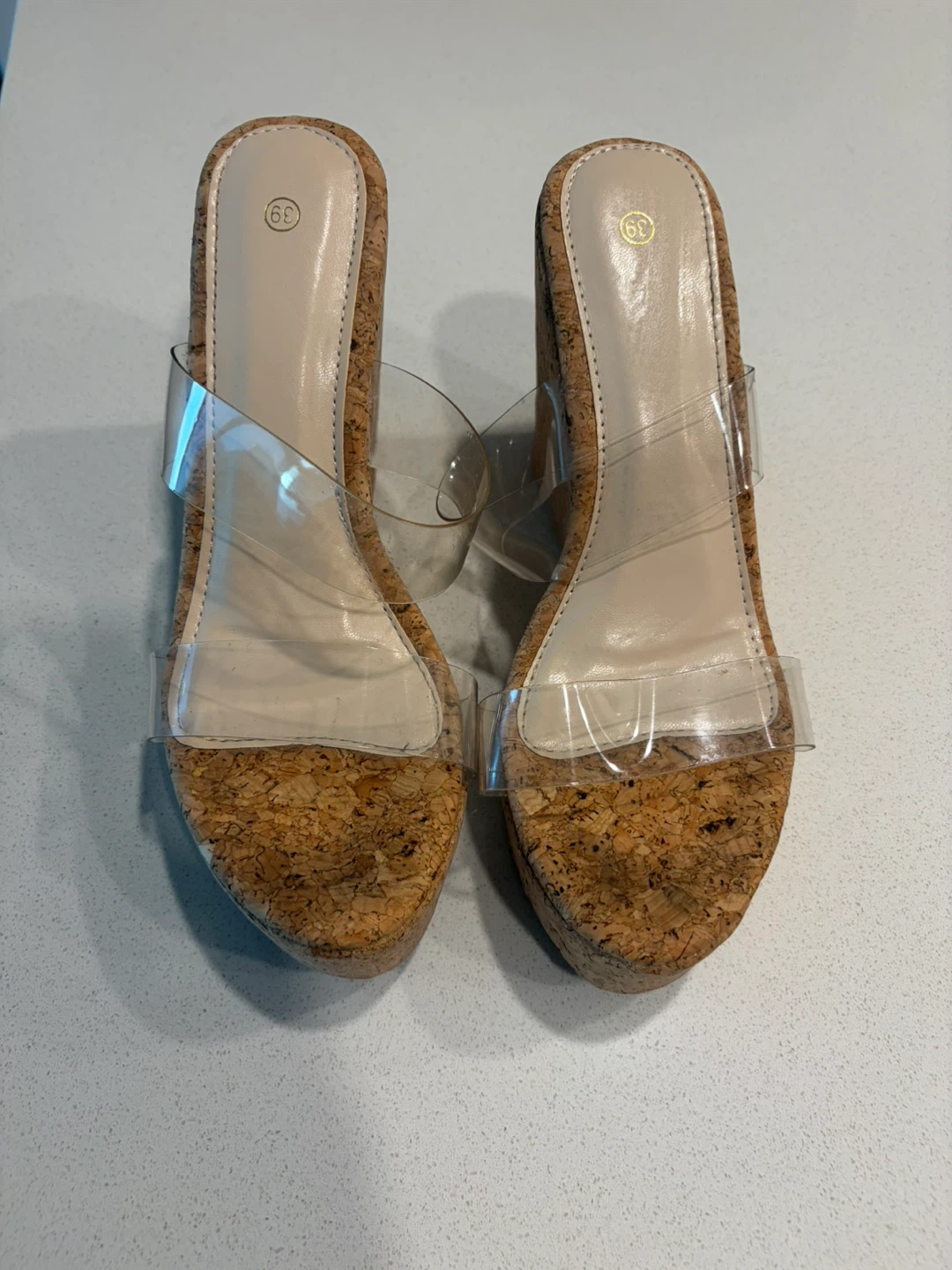 Women's Cork Wedge Sandals Size 39 - photo 2
