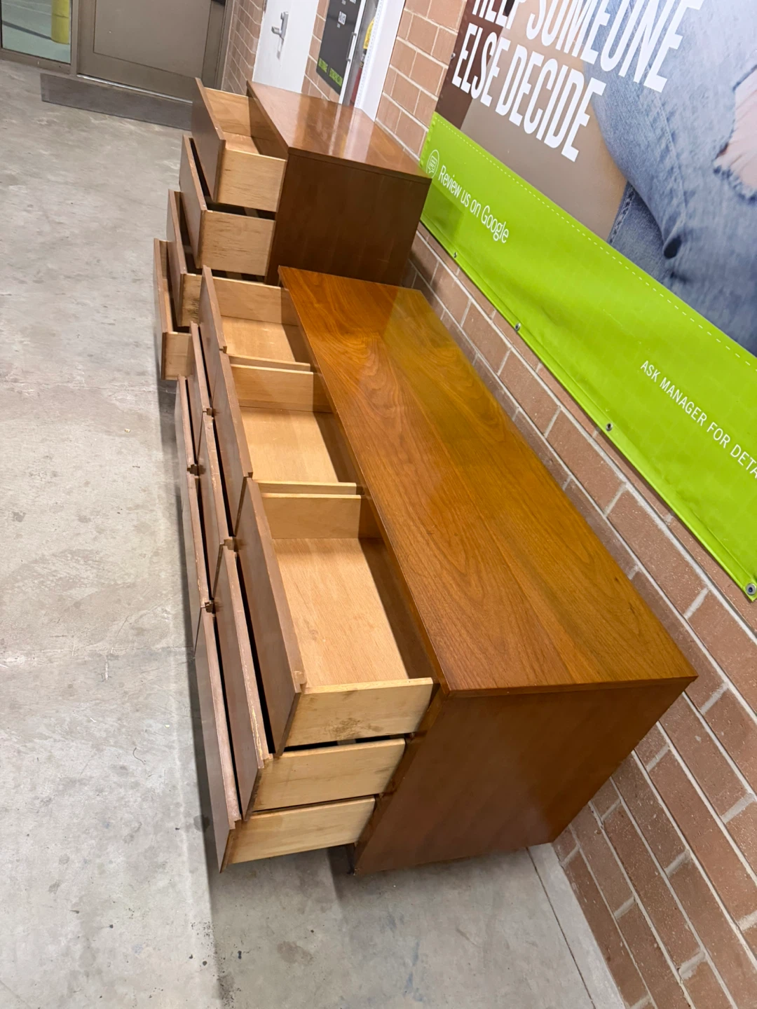 Mid-Century Modern Wood Dressers (Set of 2) - photo 3
