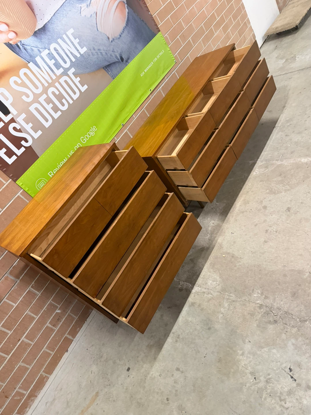 Mid-Century Modern Wood Dressers (Set of 2) - photo 5