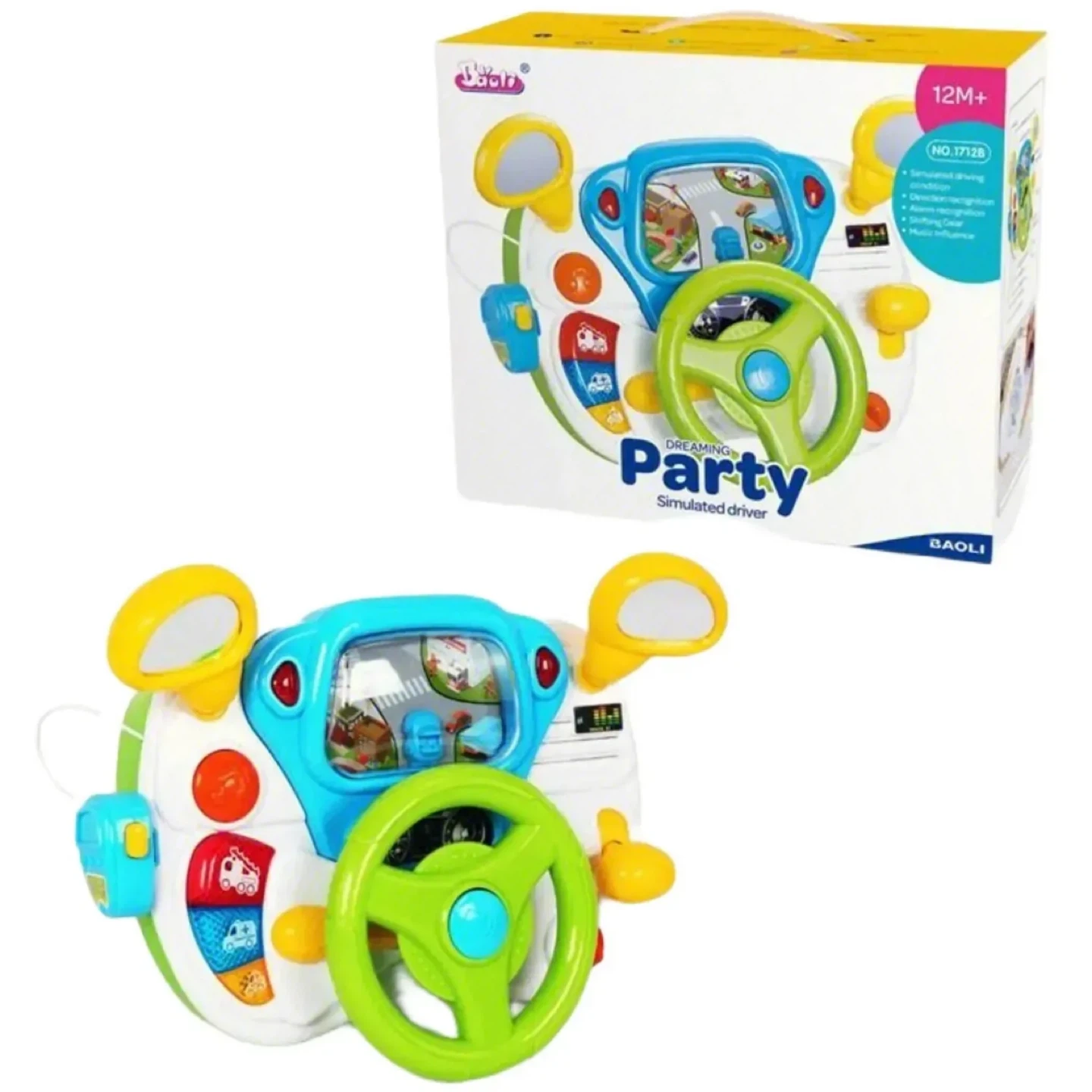 Baoli Simulated Driver Toy Steering Wheel