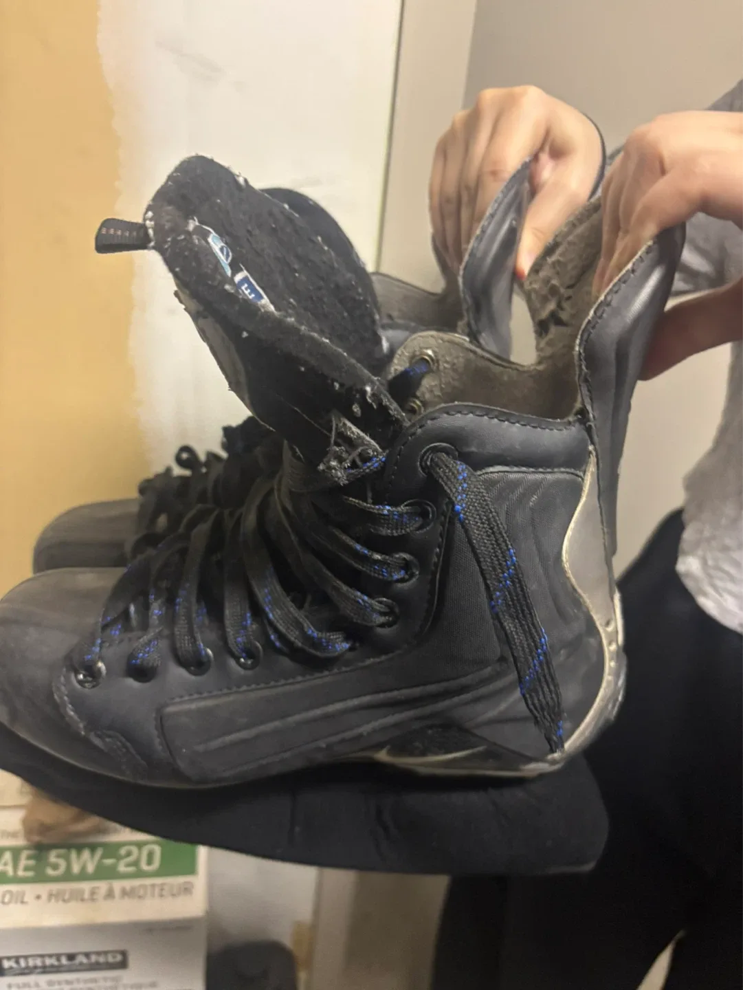 Used Black Hockey Skates