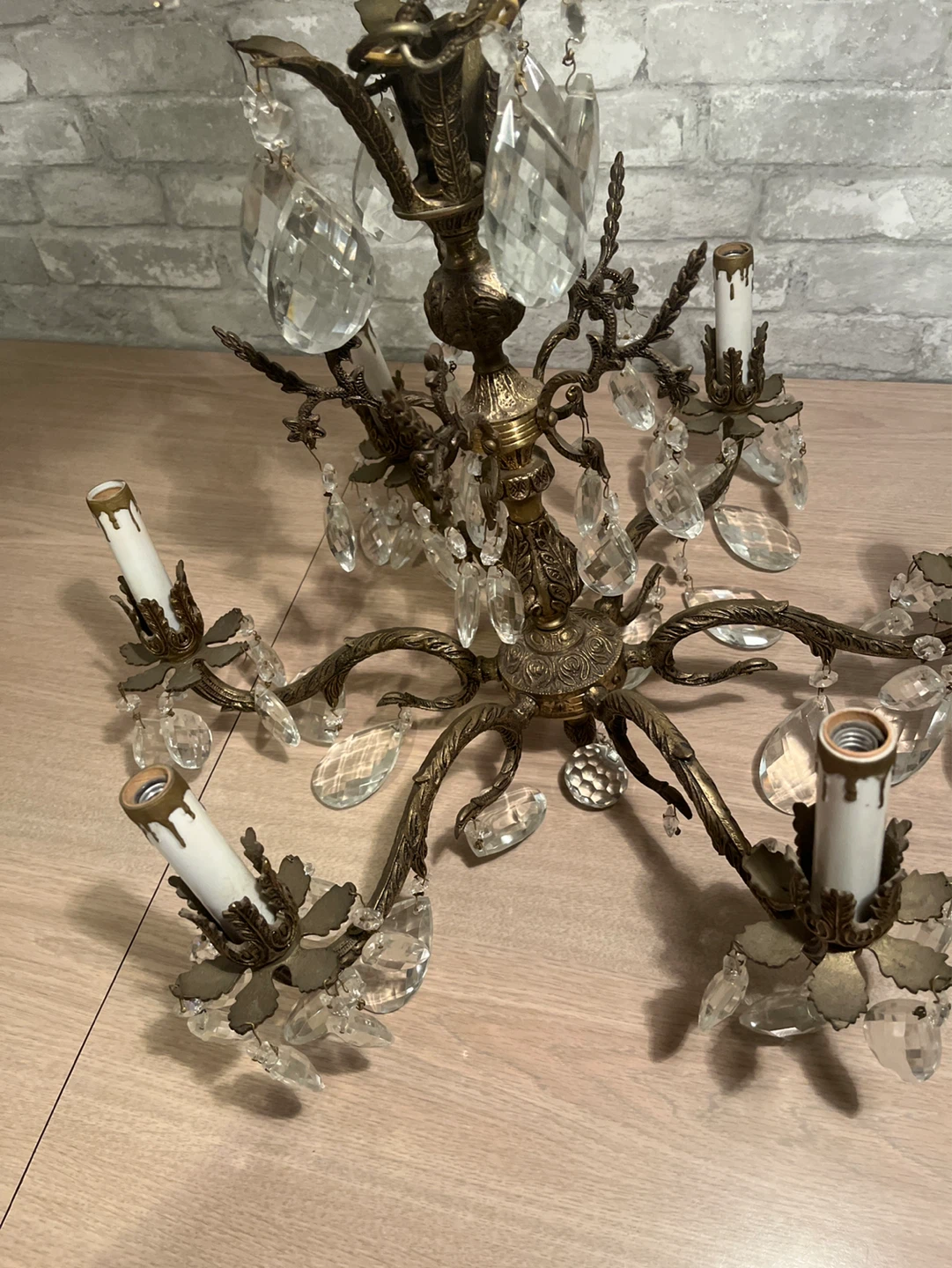 VINTAGE Crystal Chandelier - photo 2