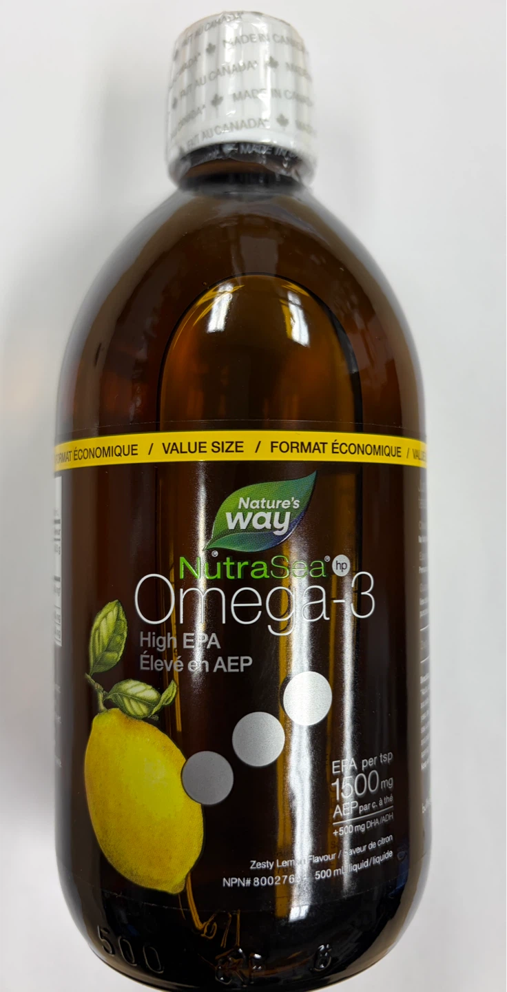 Nature's Way NutraSea Omega-3 Lemon Liquid