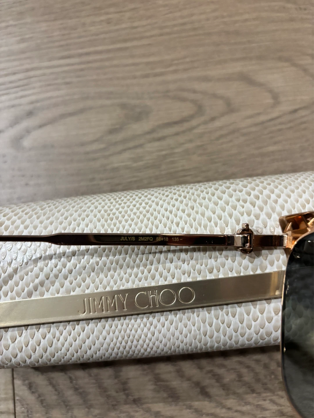 Jimmy Choo JULY/S Sunglasses Rose Gold - photo 3