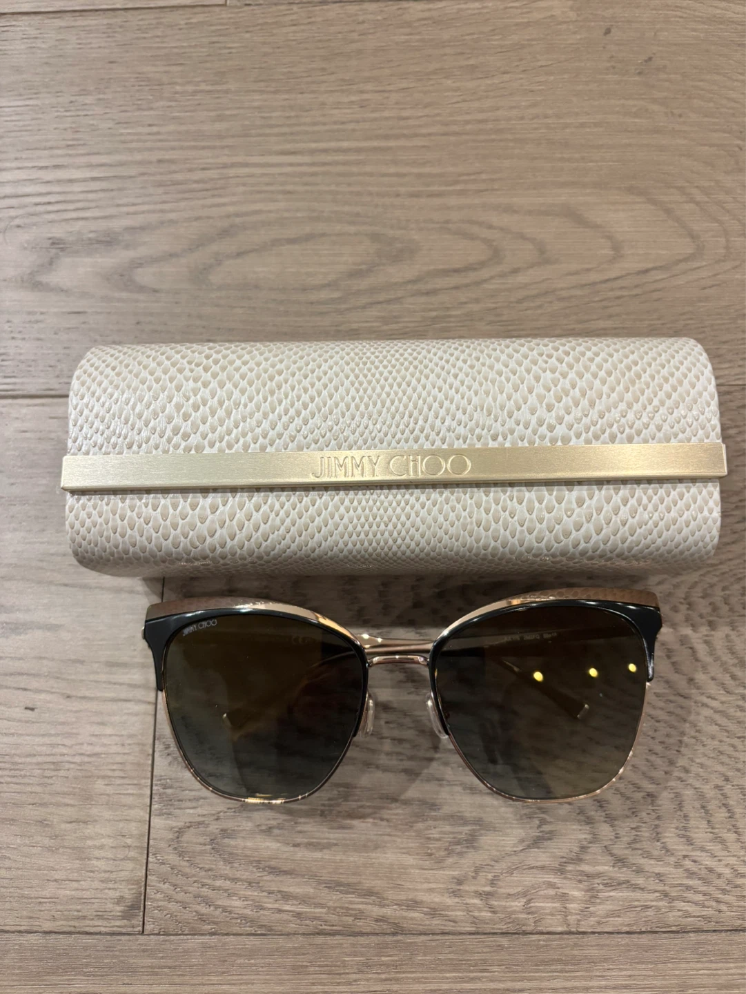 Jimmy Choo JULY/S Sunglasses Rose Gold