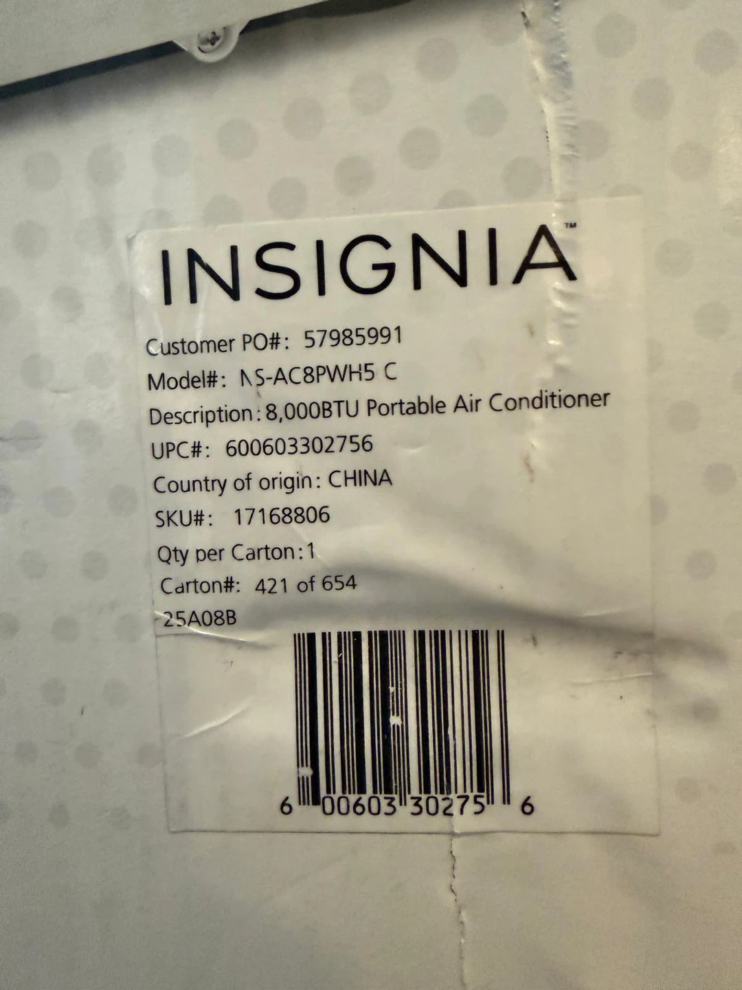 Insignia 3-in-1 Portable Air Conditioner with Dehumidifier - photo 3