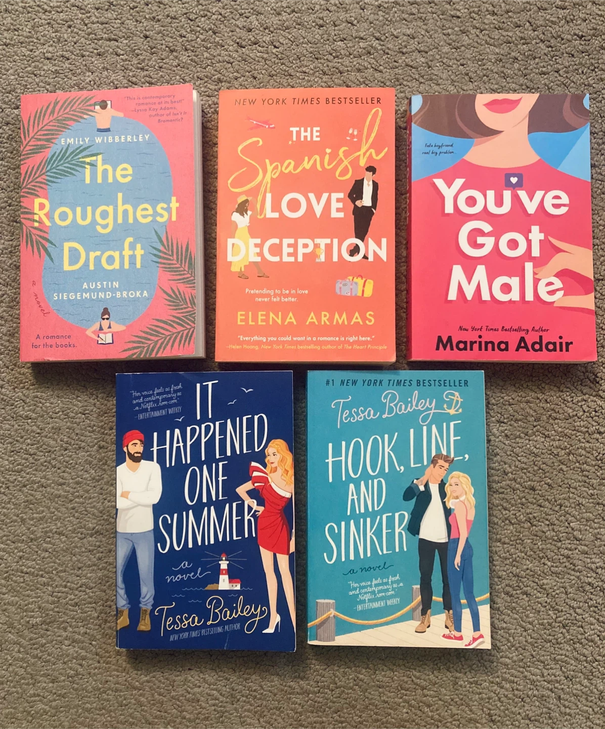 Romance books for sale