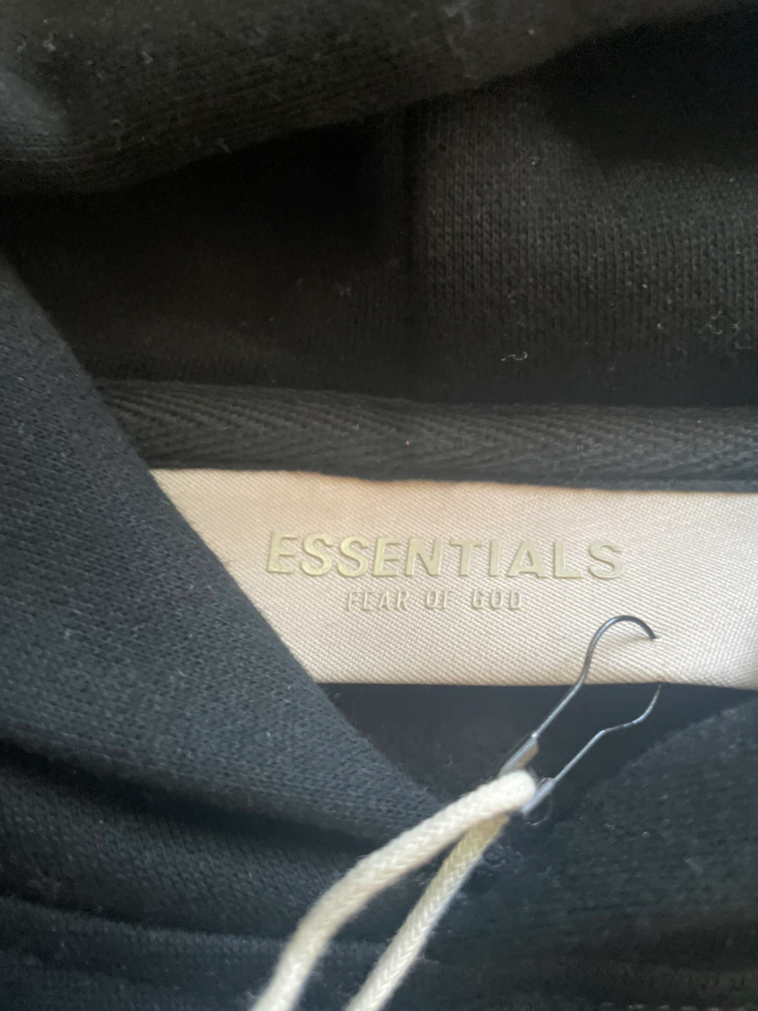 Essentials Fear of God Black Hoodie Size S - photo 2