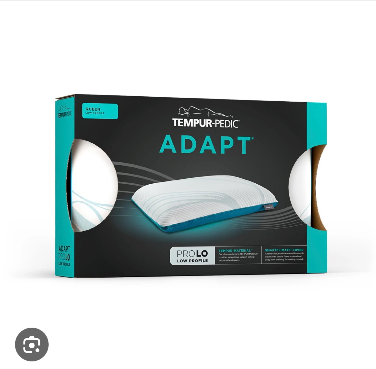 Tempur-Pedic Queen Low Profile Adapt ProLo Pillow