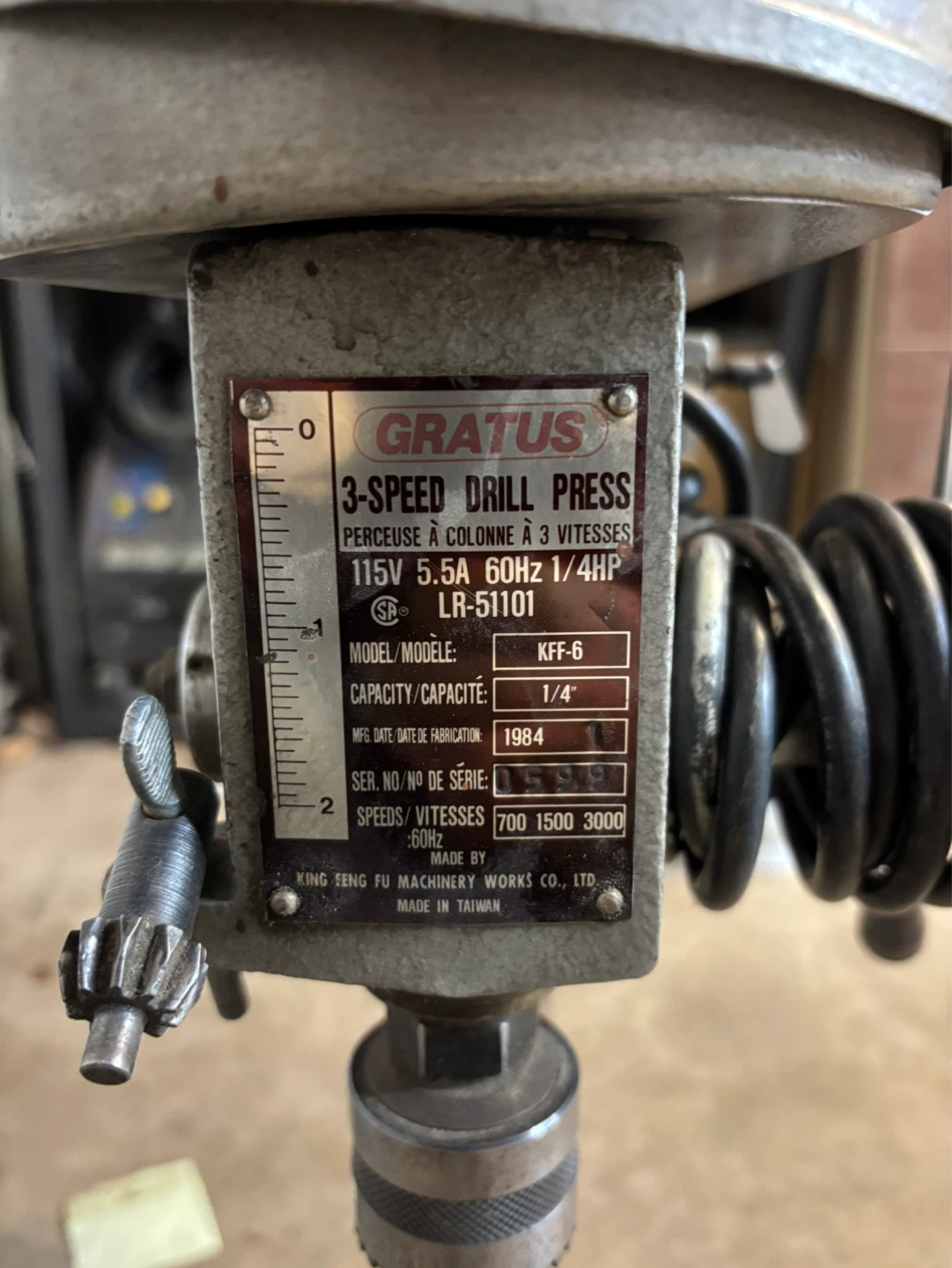 DRILL PRESS KFF-6 - photo 2