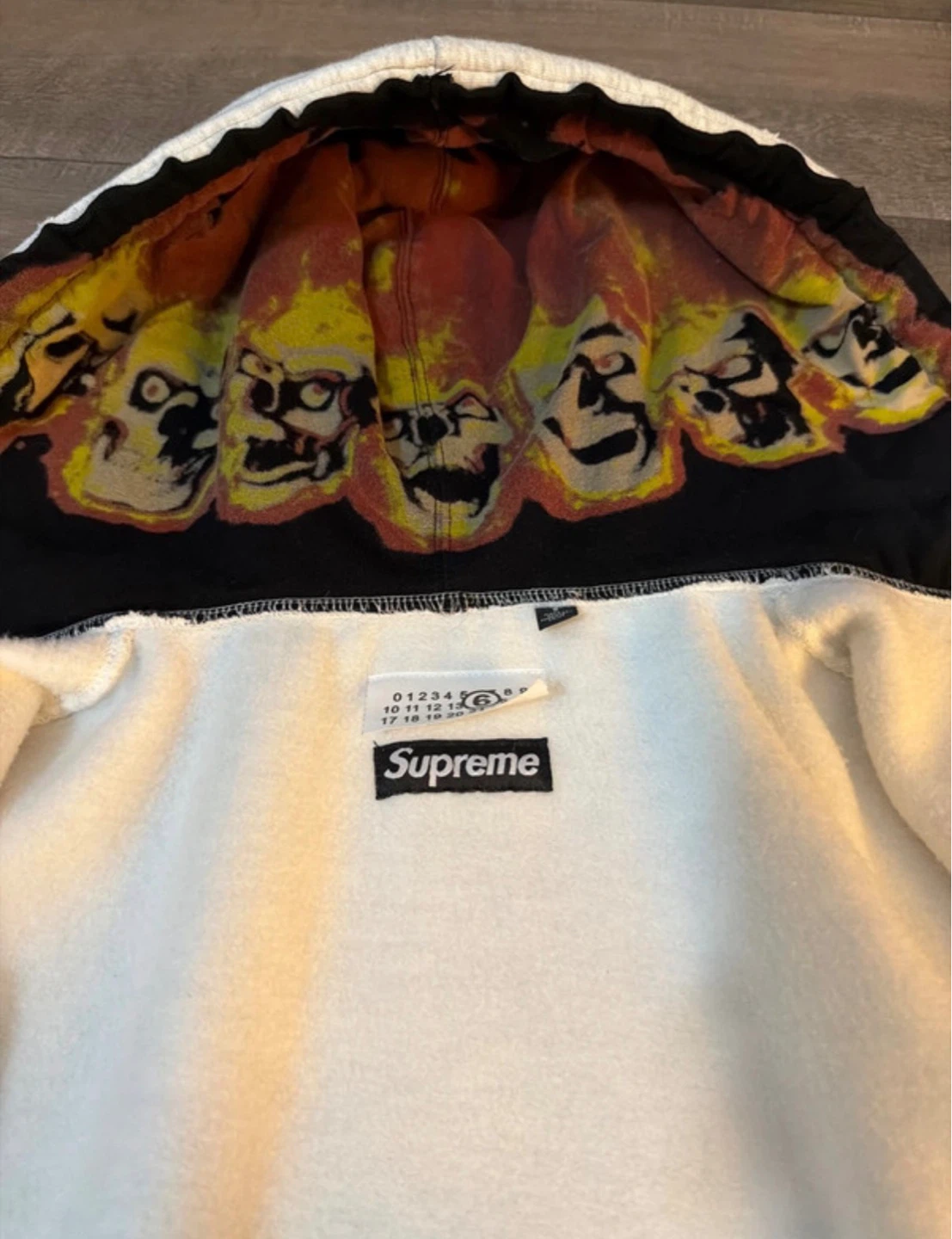 Supreme x Maison Margiela Zip-Up Hoodie - photo 2