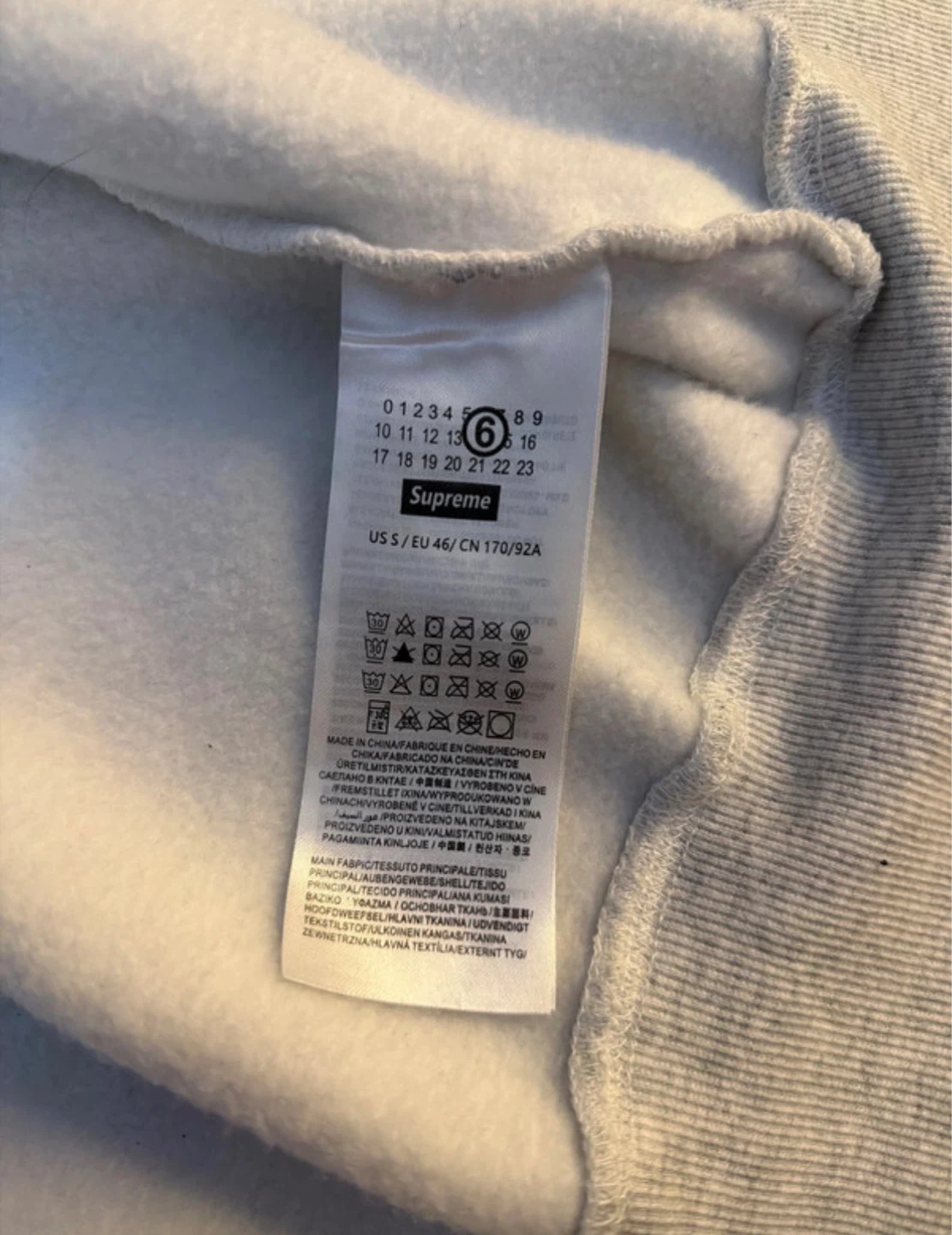Supreme x Maison Margiela Zip-Up Hoodie - photo 4