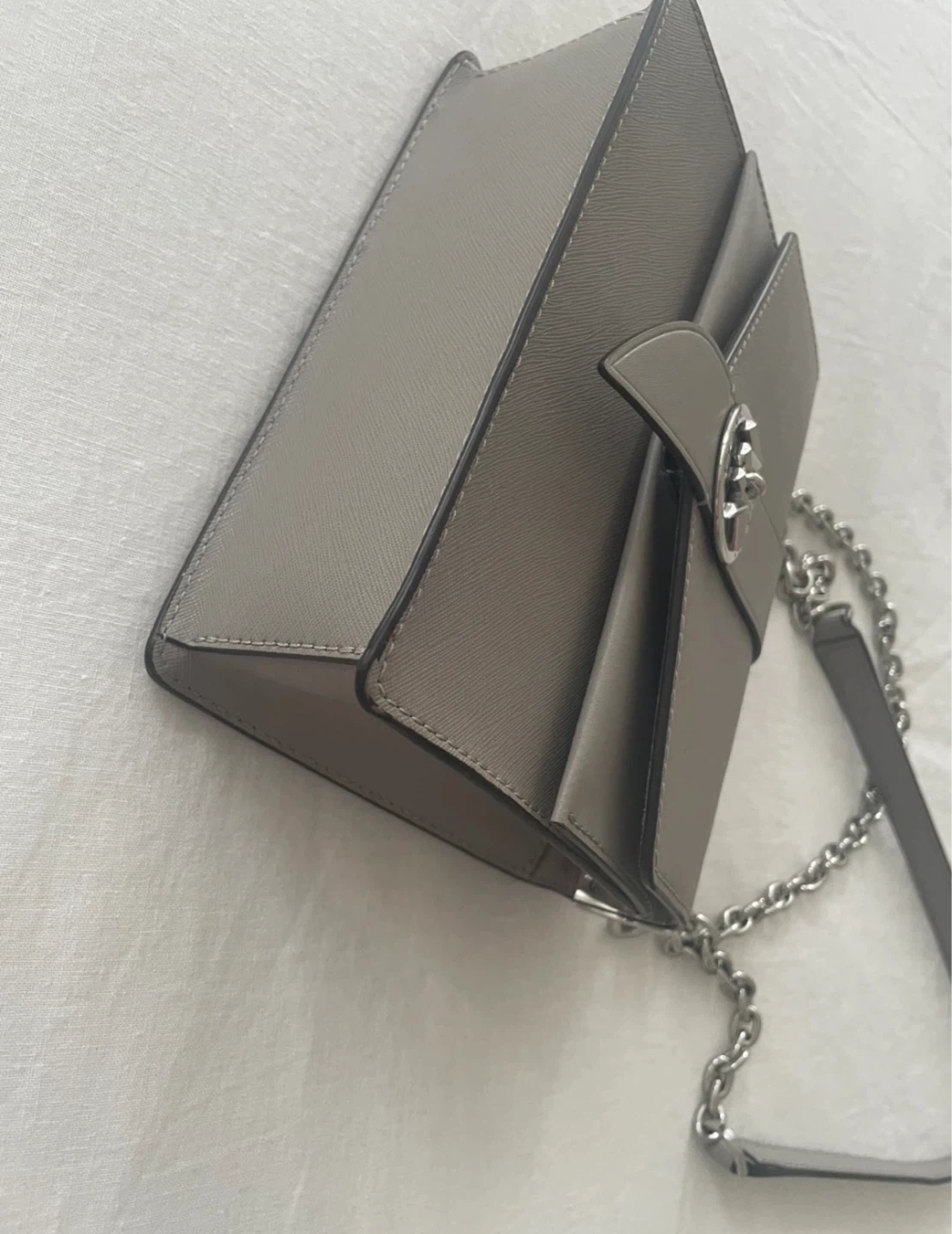 Michael Kors Grey Leather Chain Shoulder Bag - photo 5