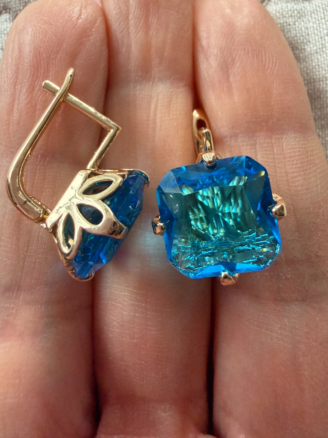 14k gemstone earrings
