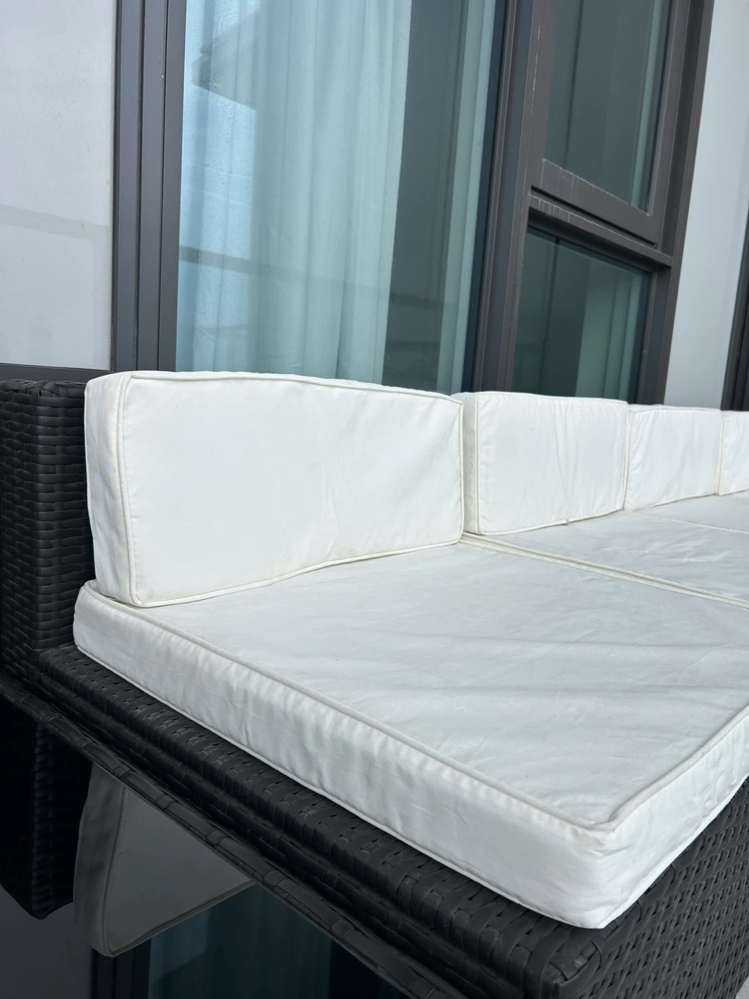 7-Piece Outsunny Outdoor Wicker Sectional Sofa with Cushions - photo 3