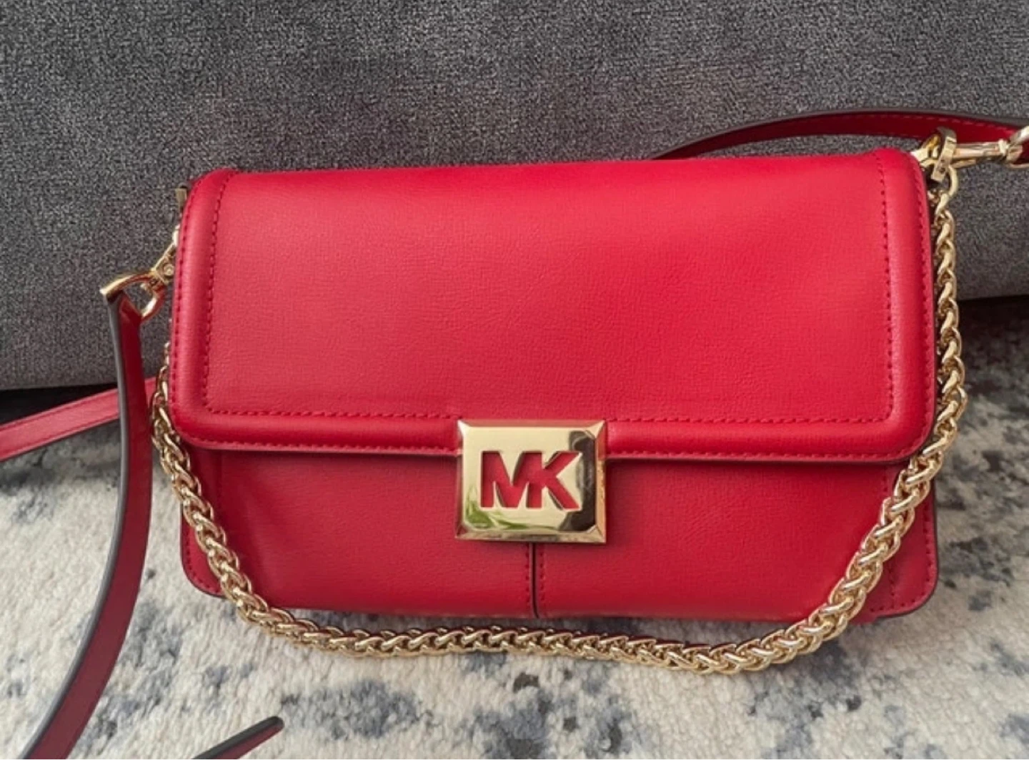 NEW! Michael Kors Sonia Medium Leather Shoulder Bag - photo 3