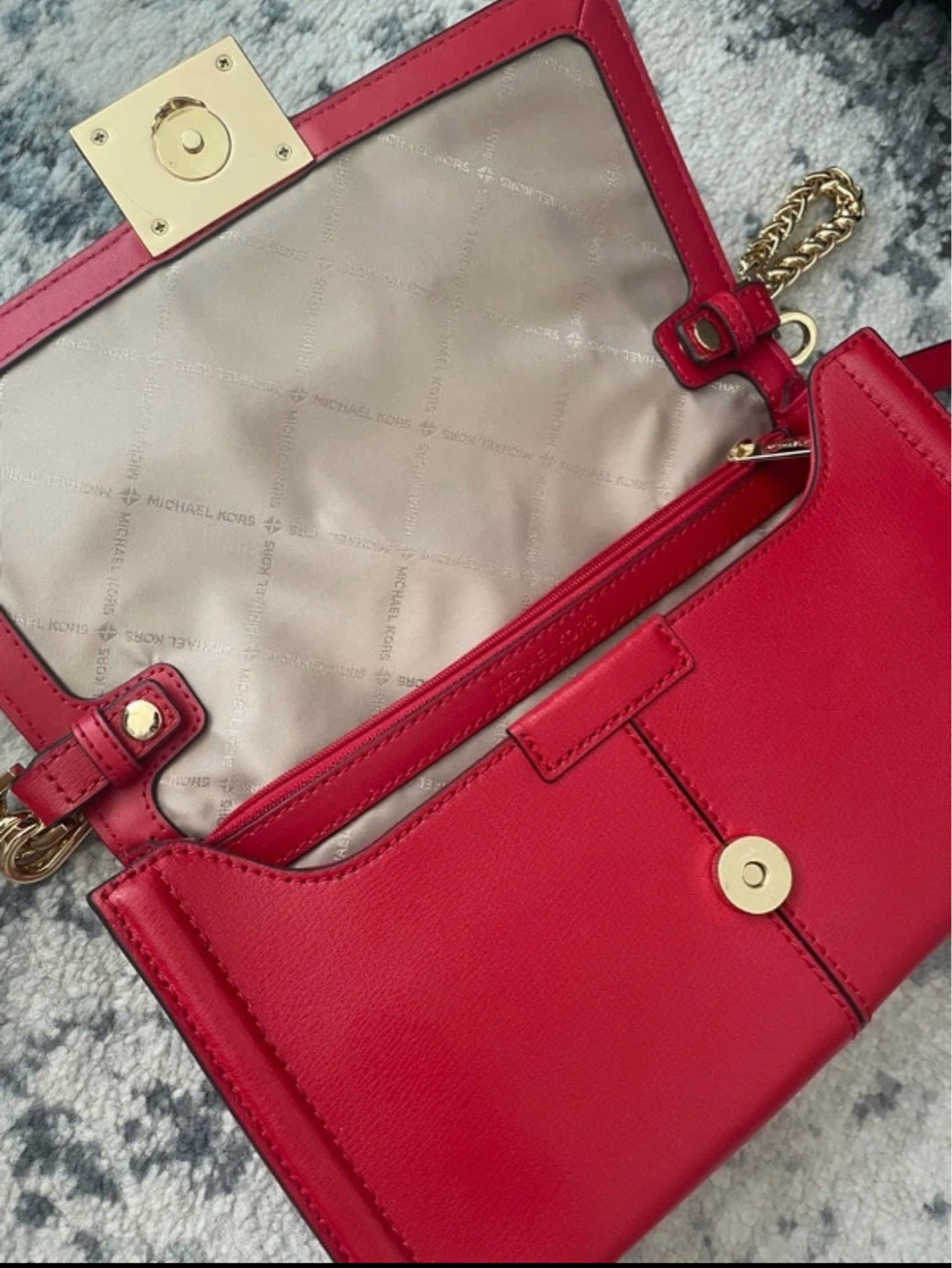 NEW! Michael Kors Sonia Medium Leather Shoulder Bag - photo 4
