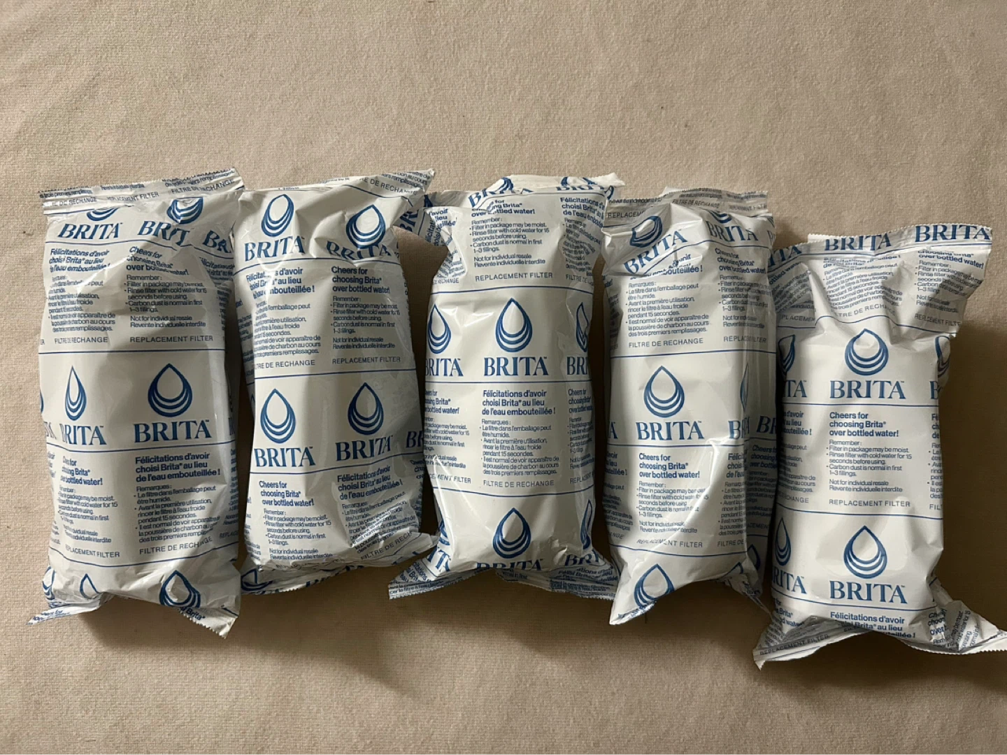 Brita Replacement Water Filters - 5 Pack