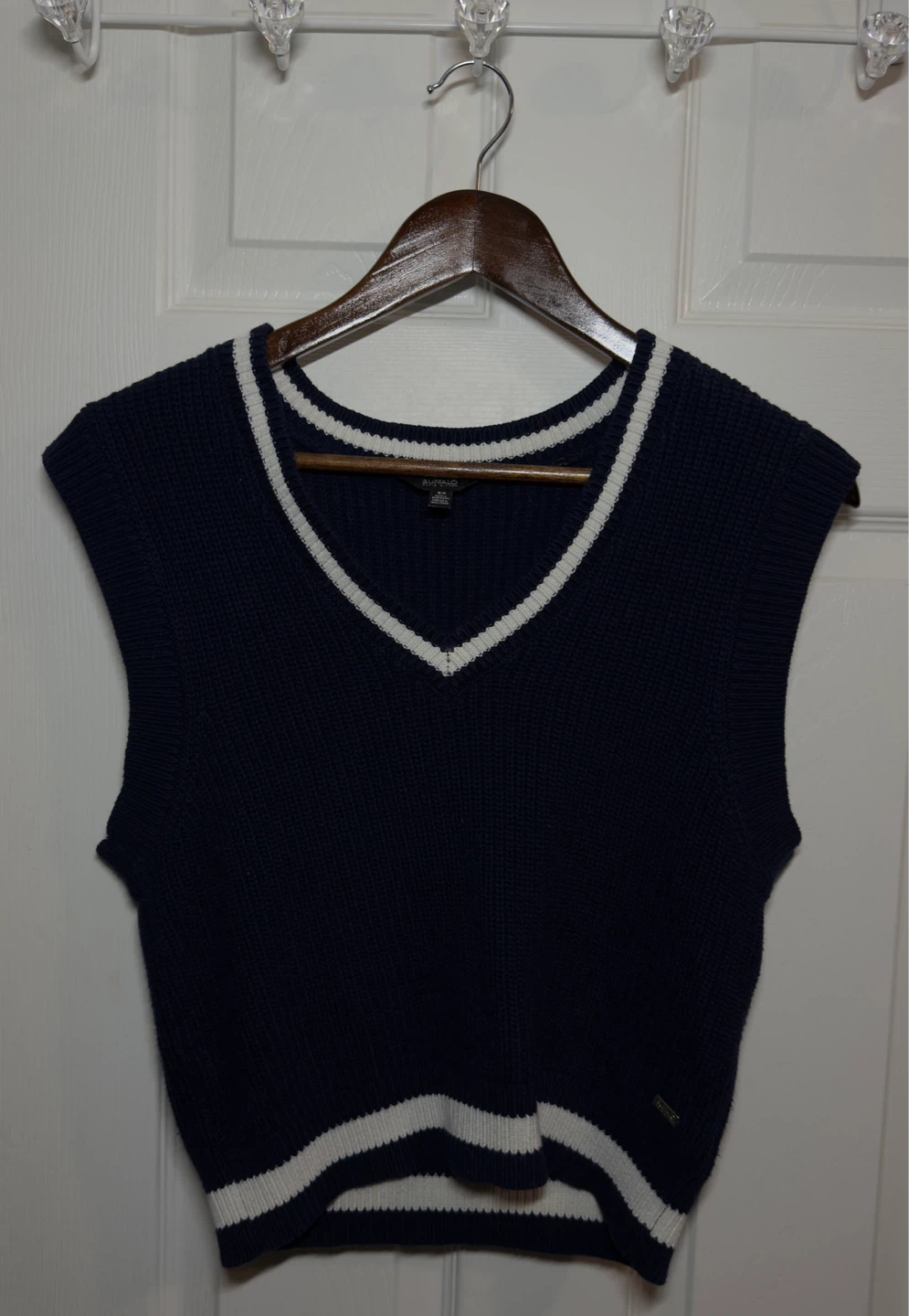 Buffalo V-Neck Sweater Vest - Size S/P