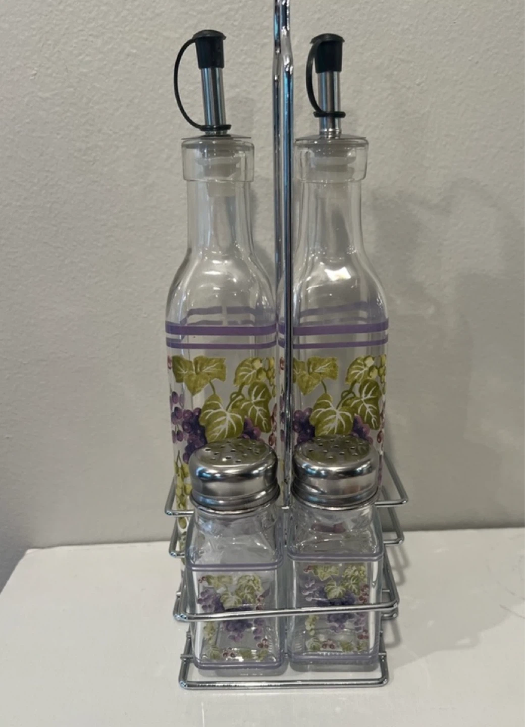 Salt & Pepper shakers, Oil and Vinegar Dispenser Set - photo 2