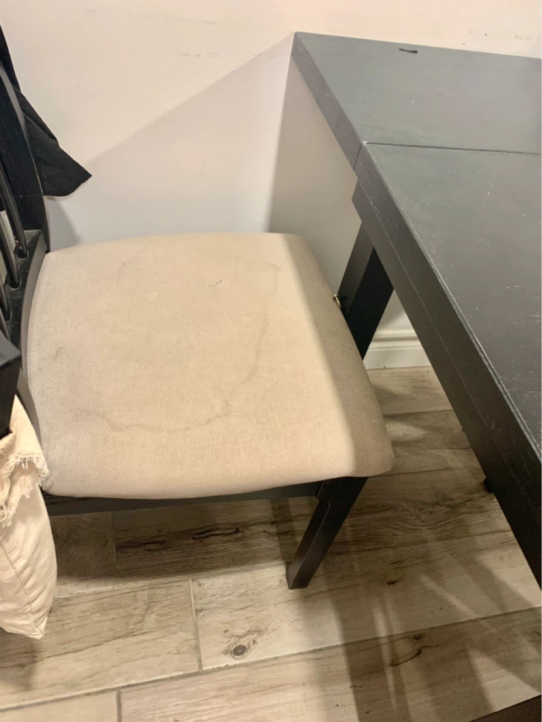 Black IKEA NORDVIKEN Extendable Dining Table Set with 3 Chairs - photo 5
