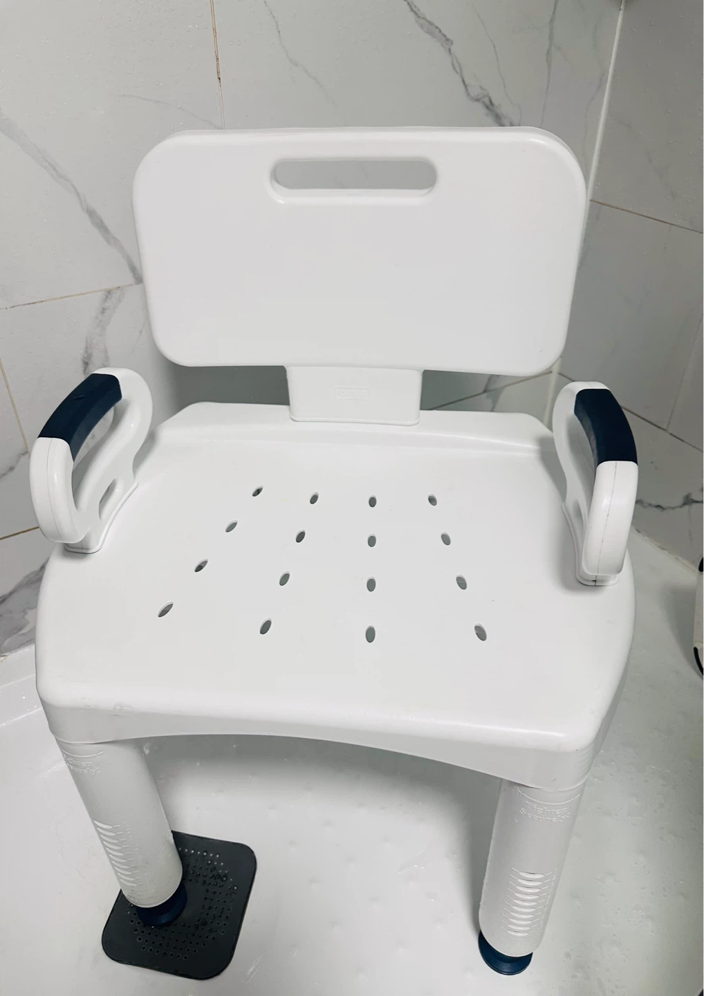 Drive Medical RTL12505 Handicap Bathroom Bench White - photo 4
