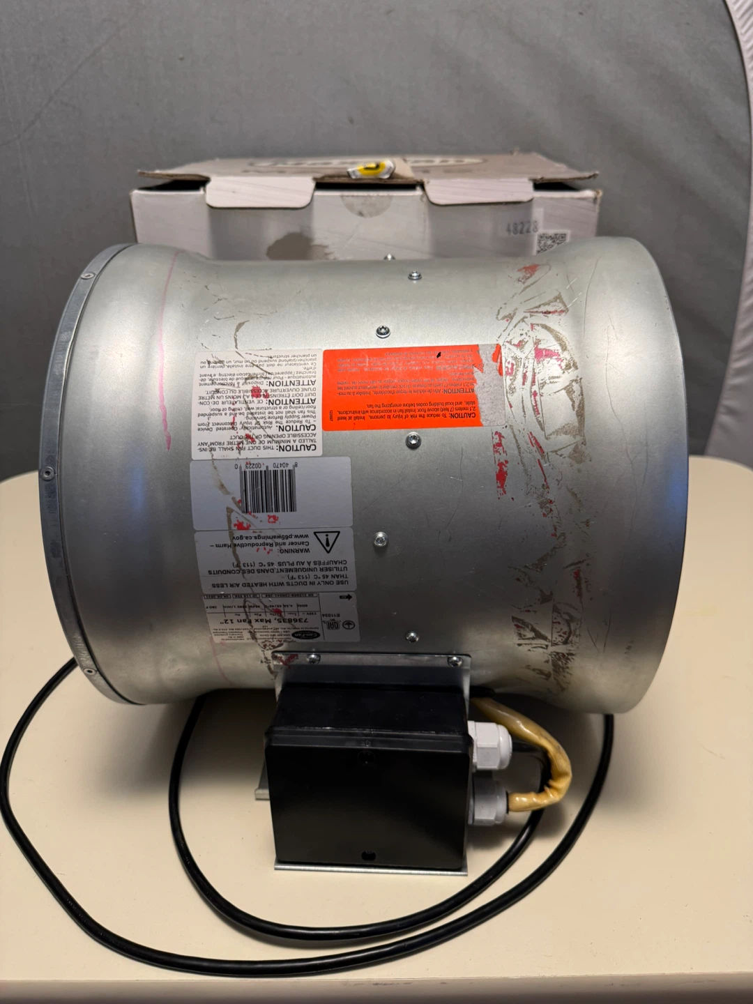 Max-Fan 12" Inline Duct Fan - photo 3