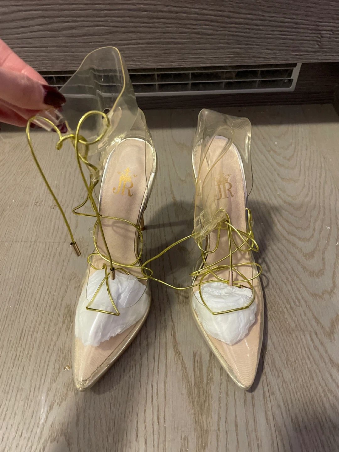 Clear Strap Stiletto Heels - photo 2