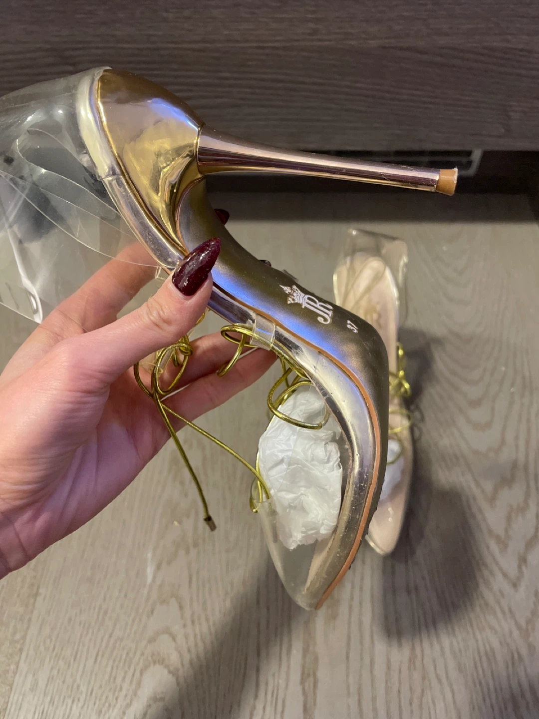 Clear Strap Stiletto Heels - photo 3