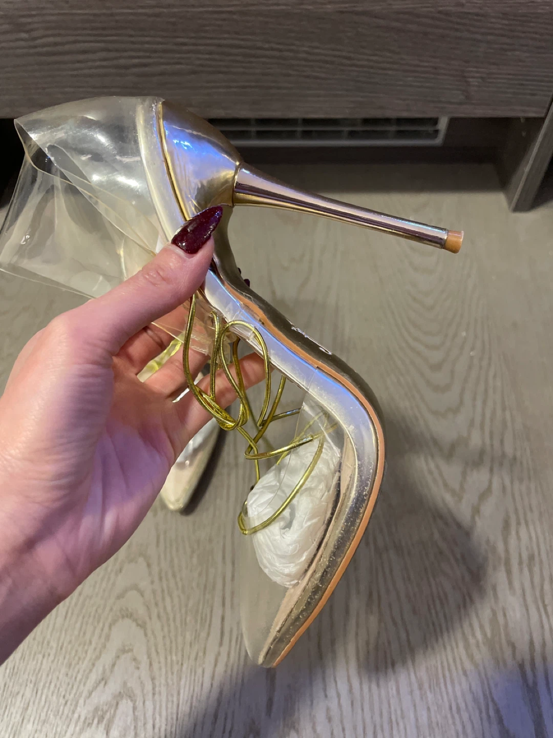 Clear Strap Stiletto Heels - photo 5
